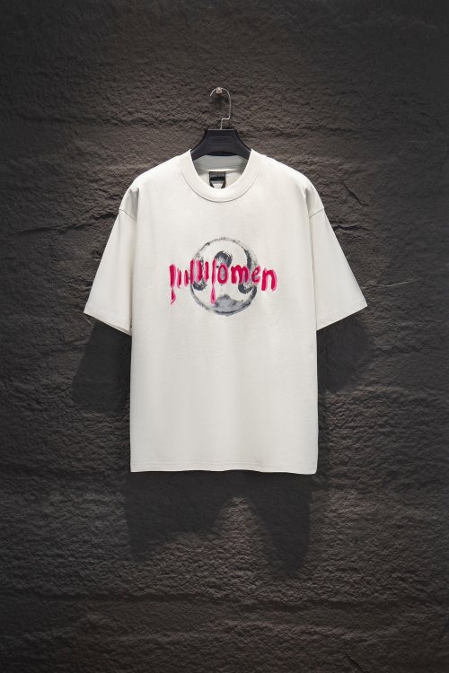 Lulu Women Graffiti Print Cotton T-Shirt, Casual Short Sleeve Tee 1 Lulu Women Graffiti Print Cotton T-Shirt, Casual Short Sleeve Tee