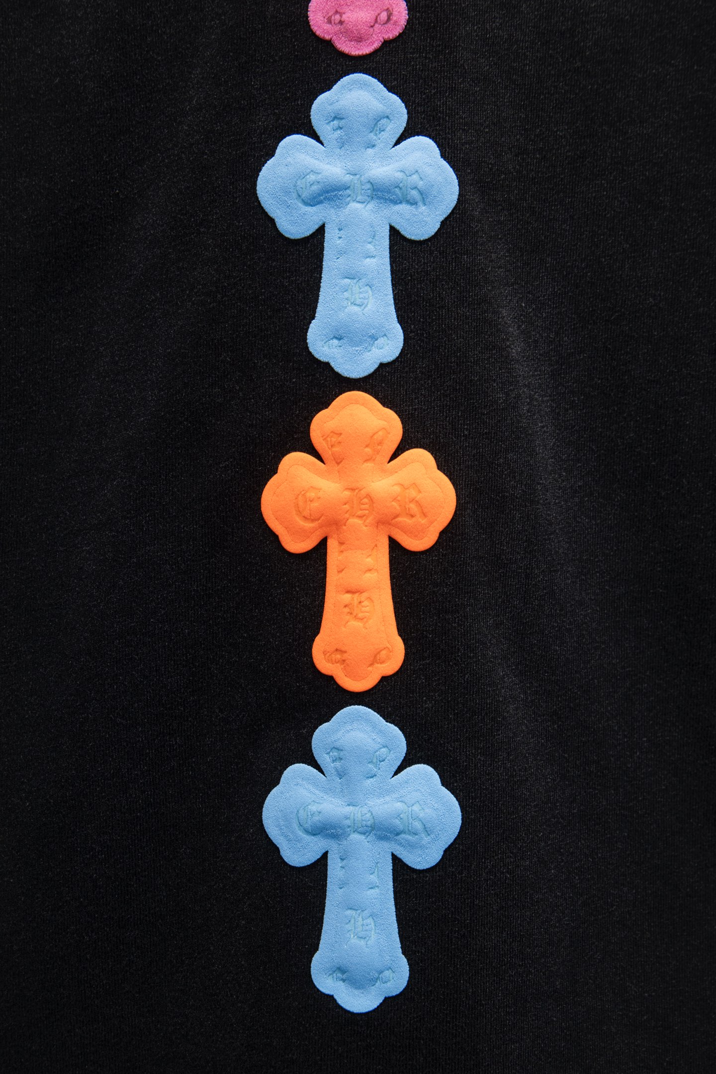 Chrome Hearts/克罗心 25ss发泡多标做旧短袖 喷砂黑 喷砂白-Chinese UA Cheap High Quatity Brand Clothes Bags handbags Sneakers wholesale wholesaler seller from China Factory suppliers Fashion Clothing Shoes best Quality Beautiful Price Chrome Hearts/克罗心 25ss发泡多标做旧短袖 喷砂黑 喷砂白