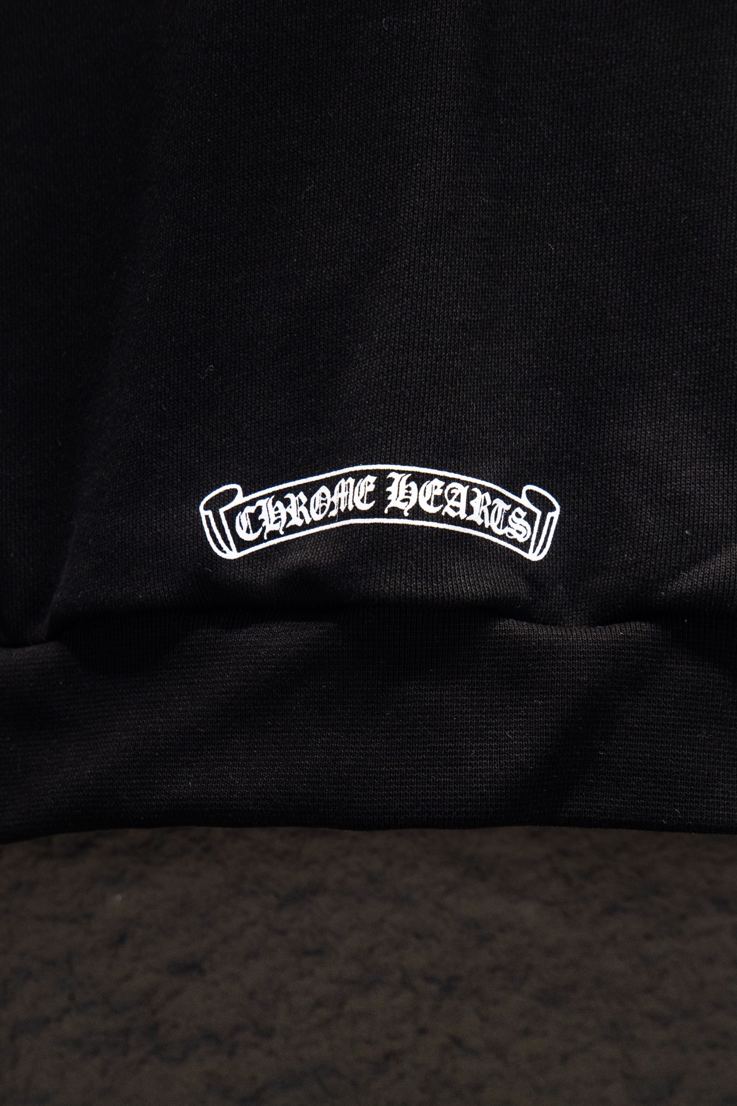 Chrome Hearts Black Cotton Hoodie with Floral Sleeve Design and Front Zipper 9 i1758723769667 7240 0 8