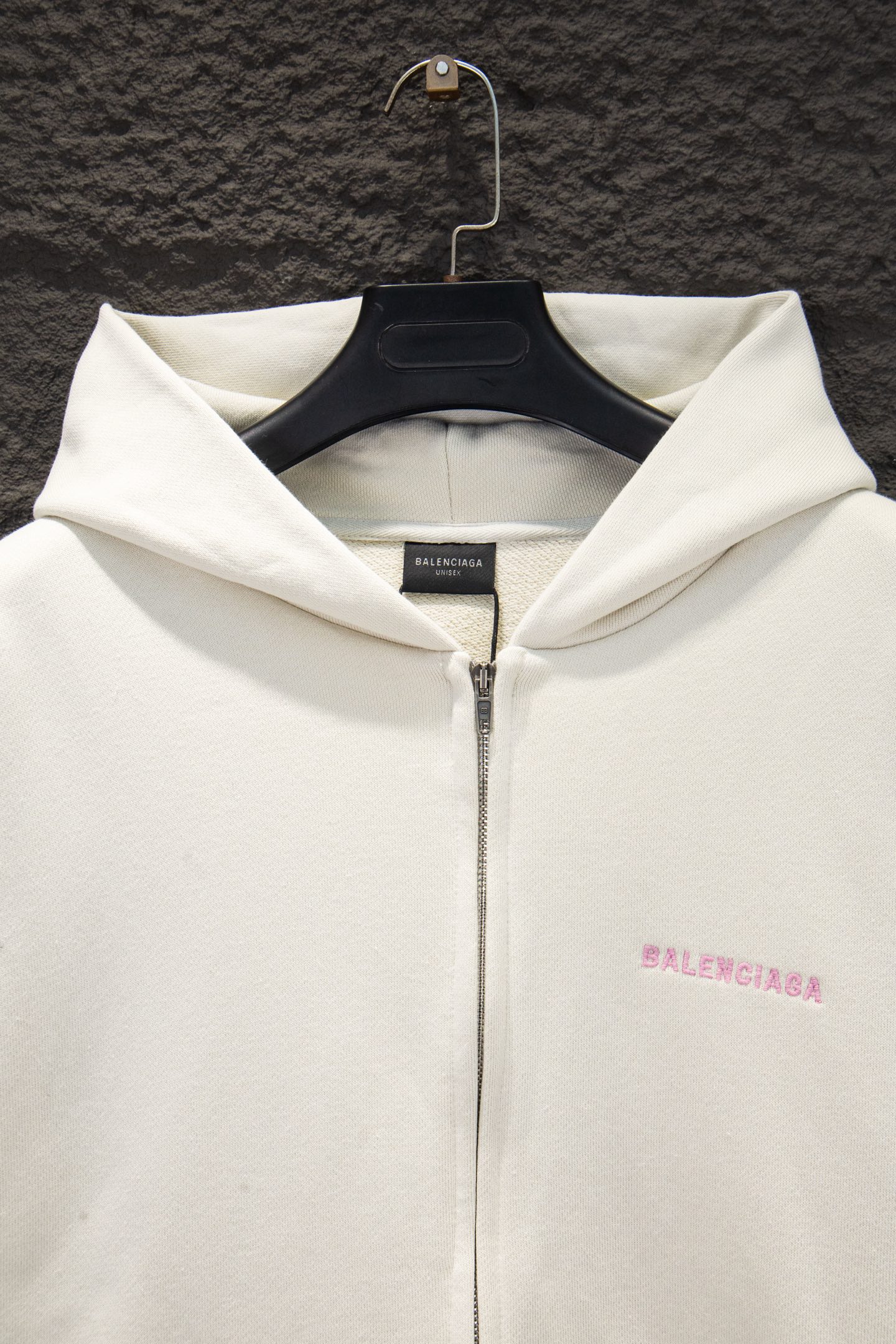 Balenciaga/巴黎世家 25Fw迈阿密限定拉链外套 灰白