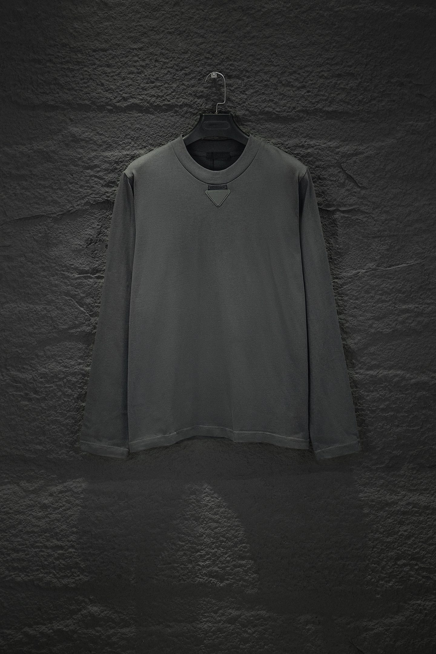 Prada Embroidered Long Sleeve Top Comfortable Cotton Blend - Slimming Fit