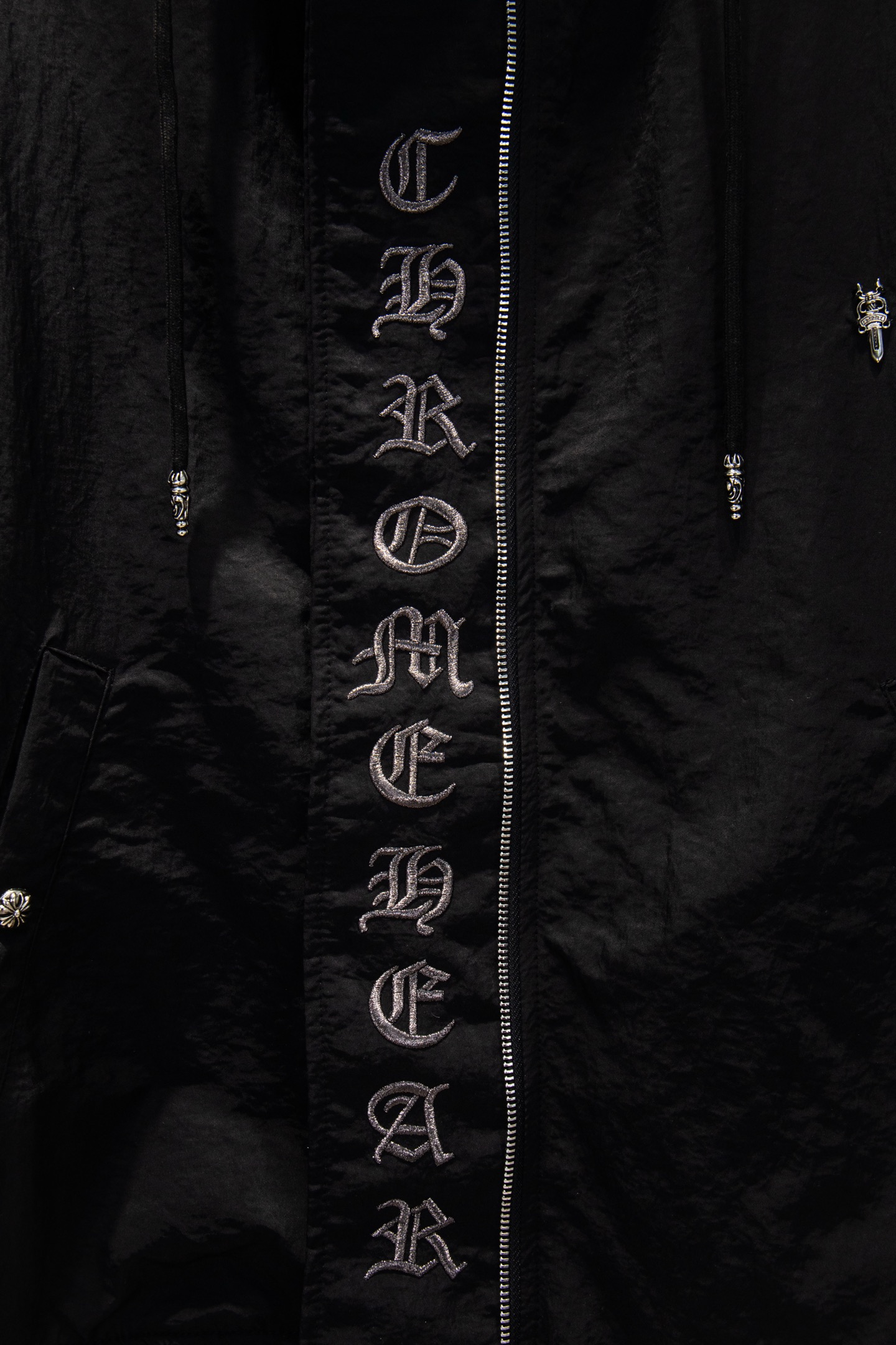 Chrome Hearts/克罗心25Fw重工刺绣五金棉服 黑色 绿色