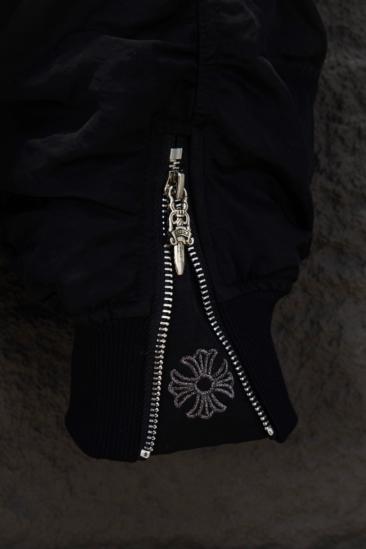 Chrome Hearts/克罗心25Fw重工刺绣五金棉服 黑色 绿色