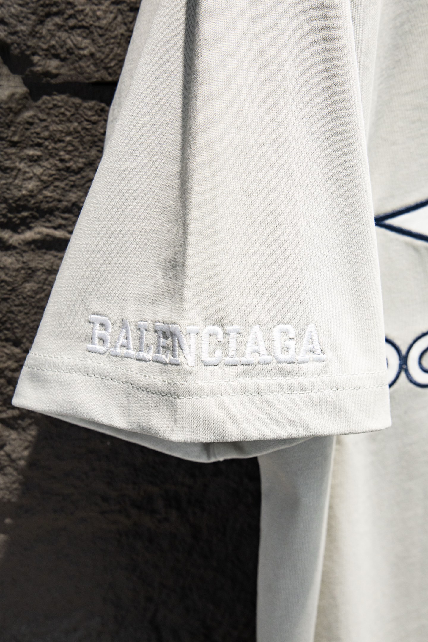 Balenciaga/巴黎世家 25Fw拼接球衣短袖 黑色 蓝色 浅灰