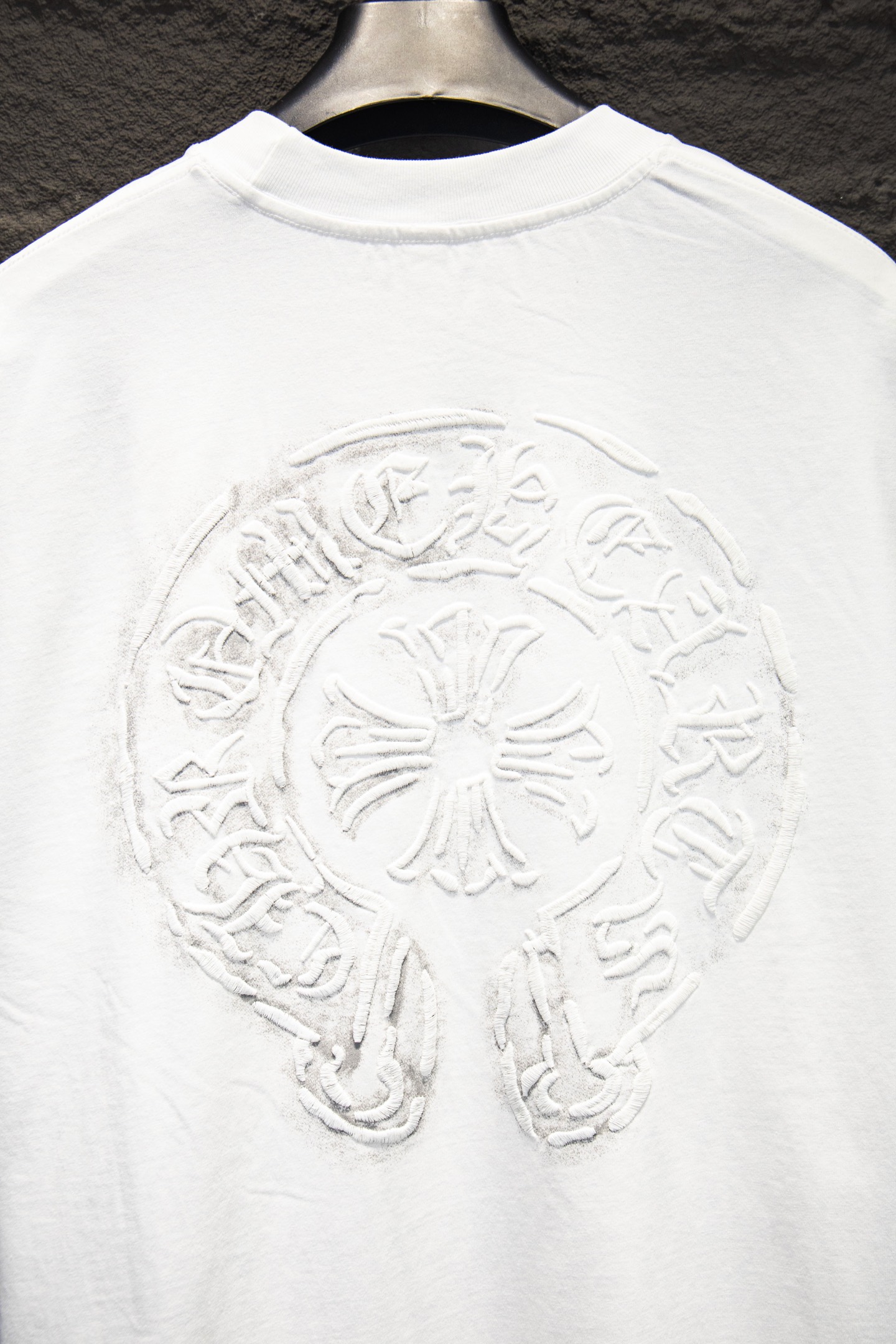 Chrome Hearts 克罗心 26ss 水洗印花中空绣短袖