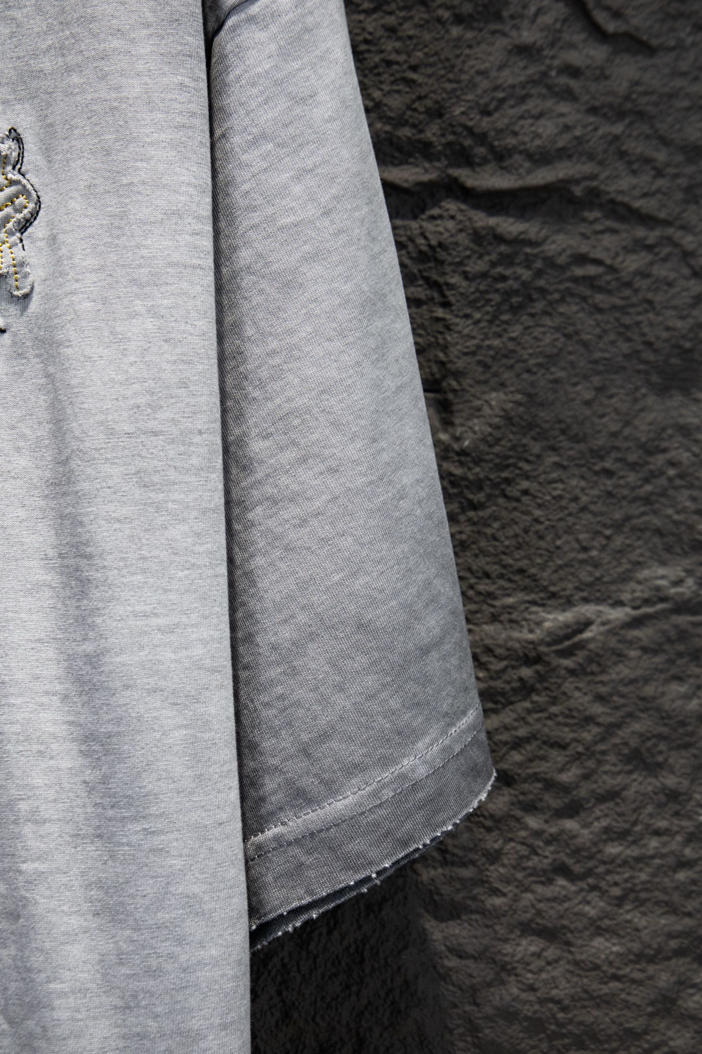 Chrome Hearts 克罗心重工反底炒色贴布绣破短袖-Chinese UA Cheap High Quatity Brand Clothes Bags handbags Sneakers wholesale wholesaler seller from China Factory suppliers Fashion Clothing Shoes best Quality Beautiful Price Chrome Hearts 克罗心重工反底炒色贴布绣破短袖