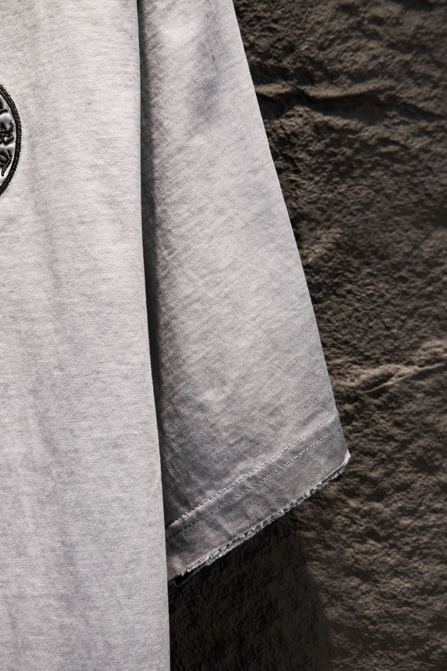 Chrome Hearts 克罗心 26ss 反底炒色贴布绣磨破短袖