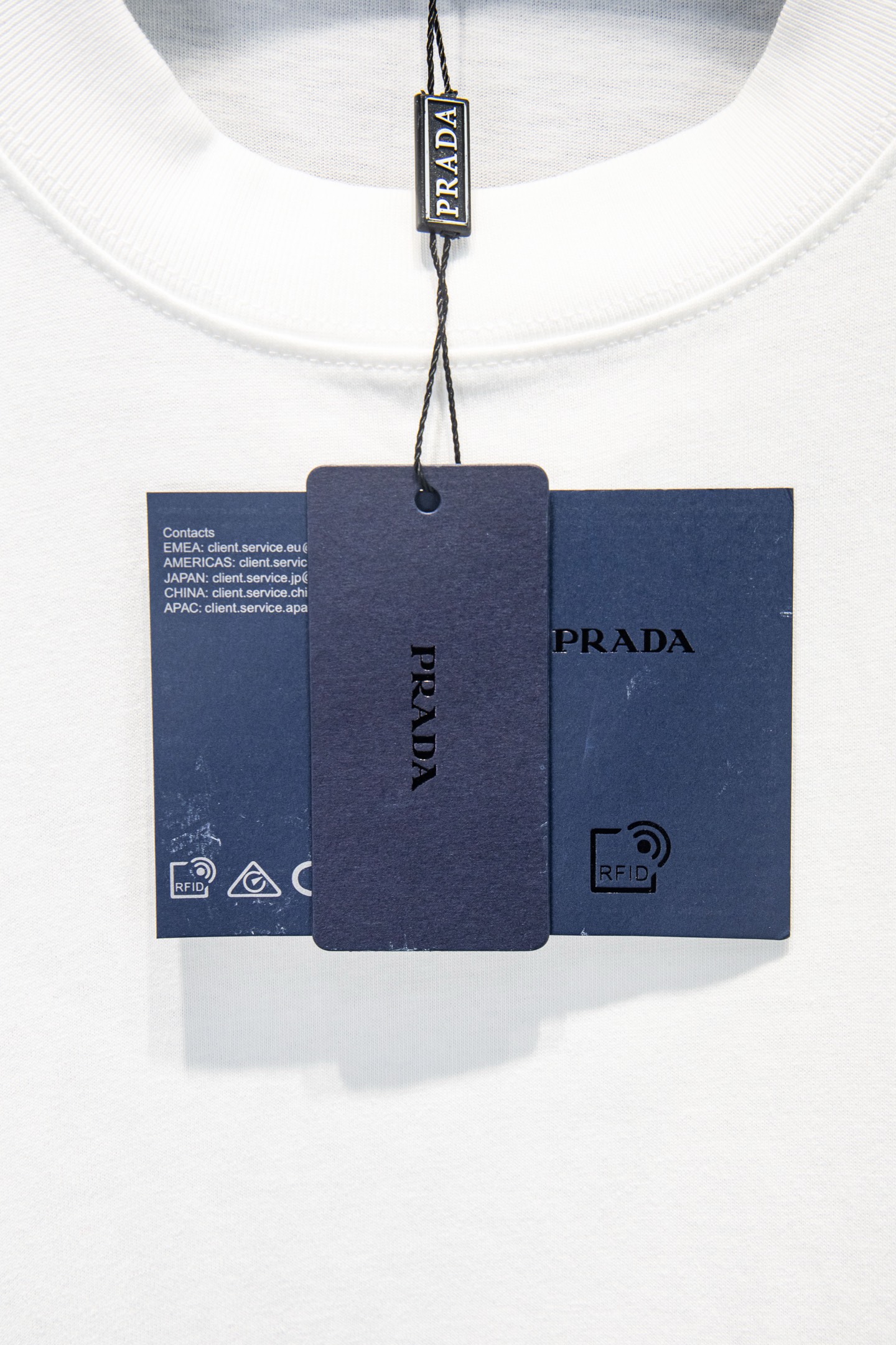 Prada/普拉达 26ss 拼接五金拉链短袖 黑色 白色-Top High Quatity Cheap Sneakers Fashion Clothing Clothes Bags handbags Shoes of all Brand wholesale With The best Quality And Beautiful Price from China Factory Chinese suppliers wholesaler seller Prada/普拉达 26ss 拼接五金拉链短袖 黑色 白色