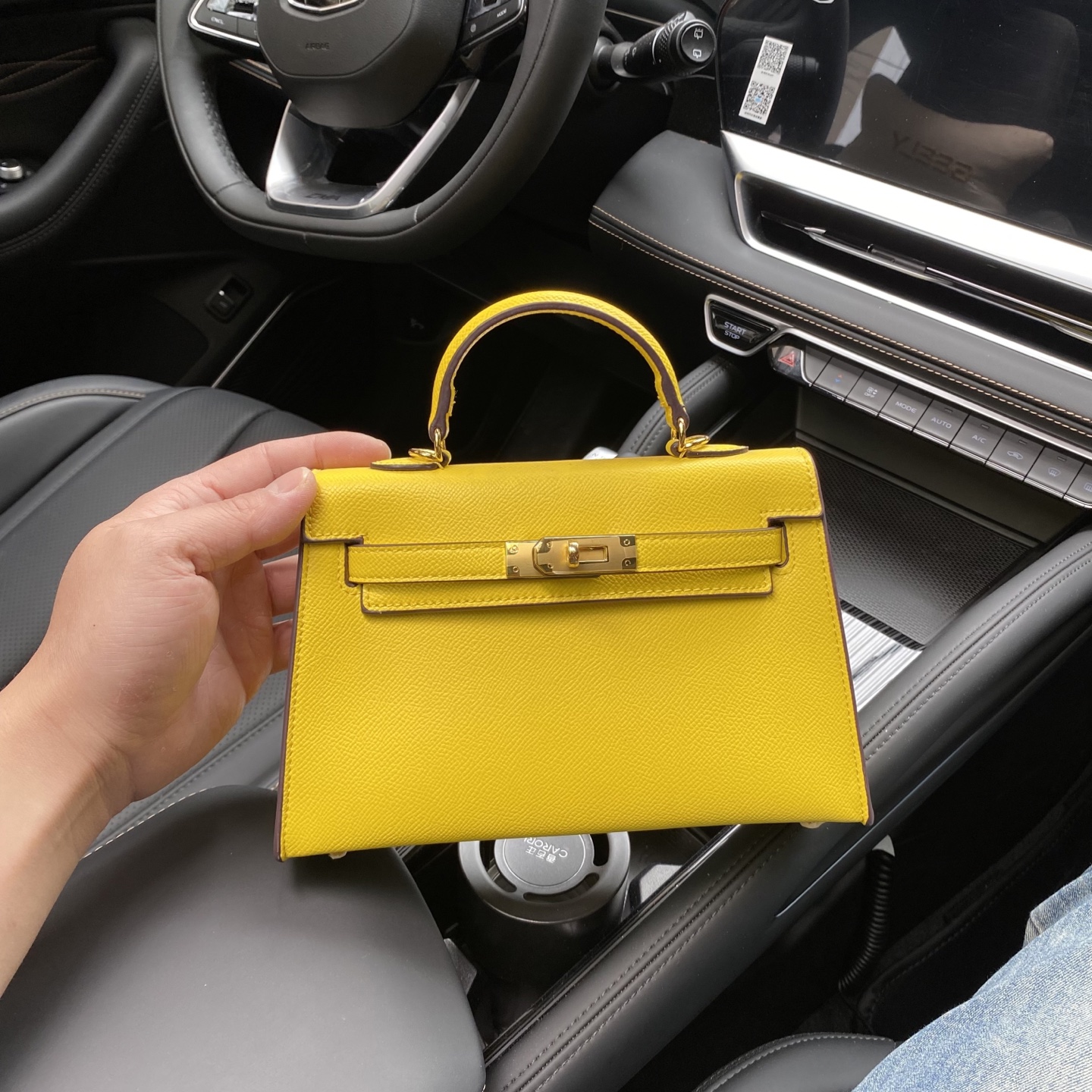 KL-22cm huella de palma (hebilla dorada) color amarillo en stock ☀️☀️☀️