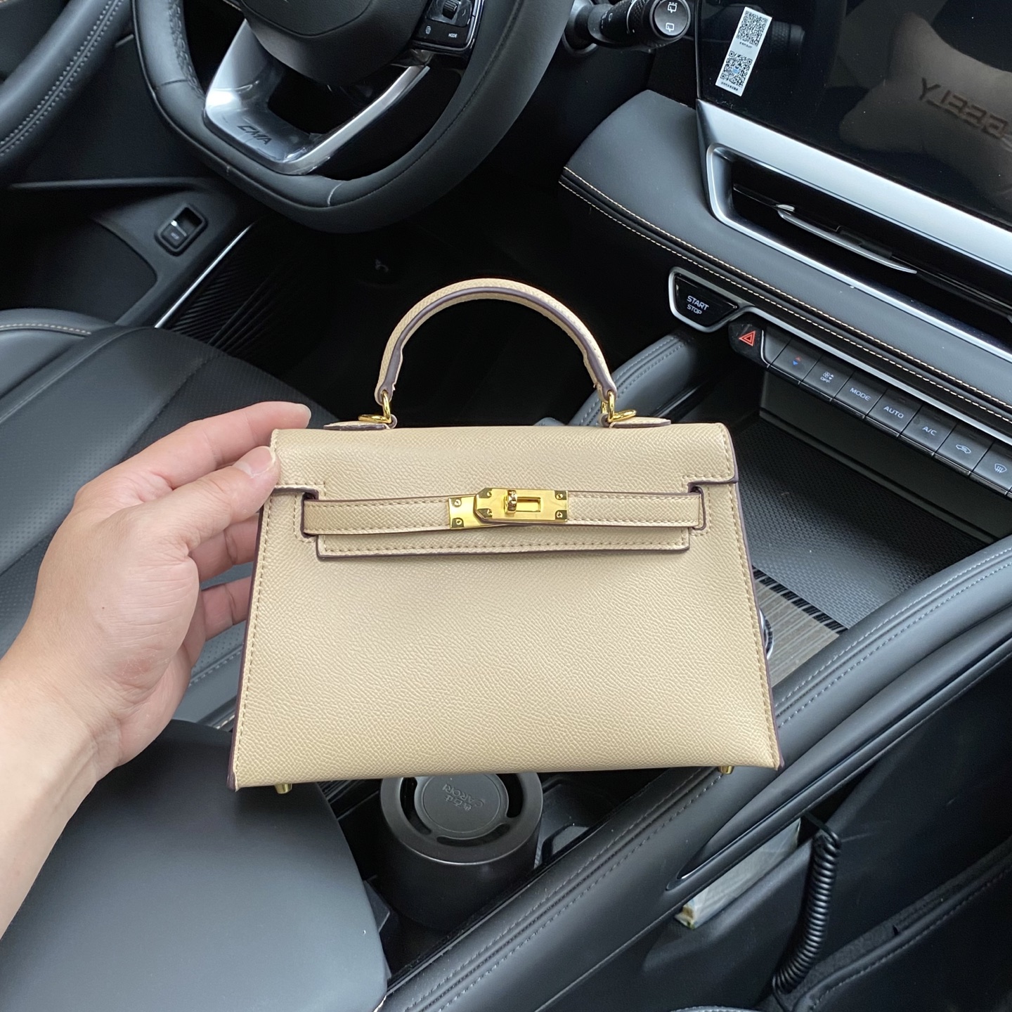 KL-22cm textura de palma (hebilla dorada) albaricoque, en stock ☀️☀️☀️