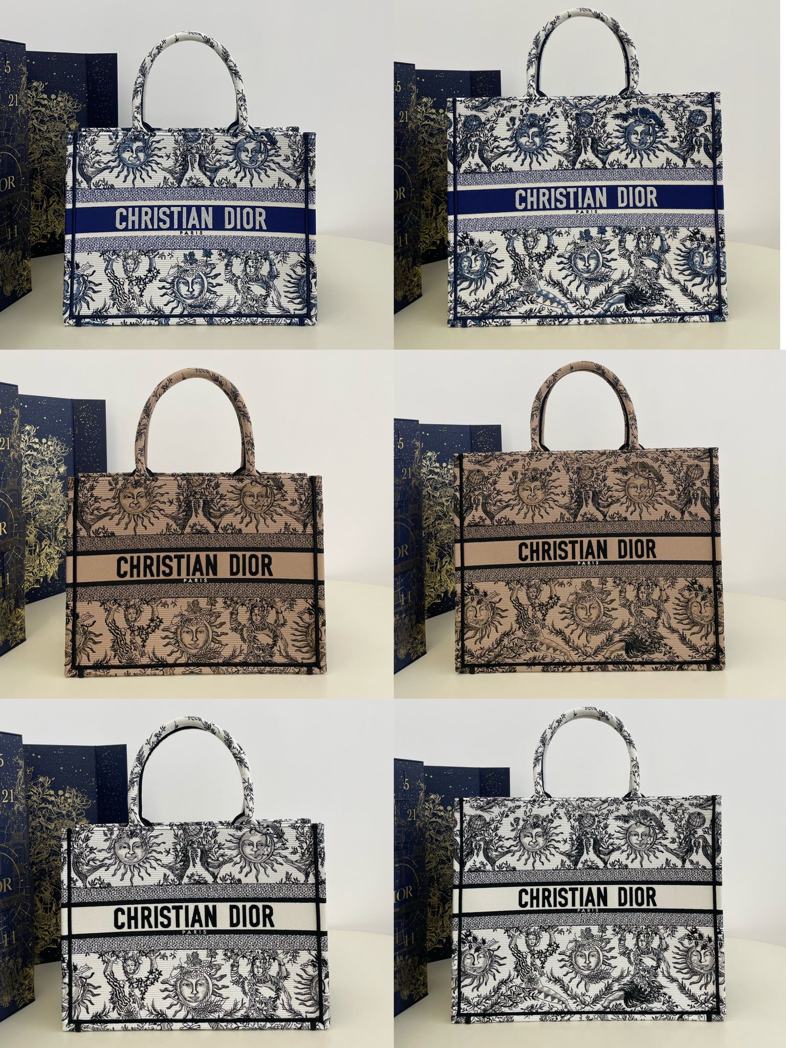 Tote serie de bordado de sol