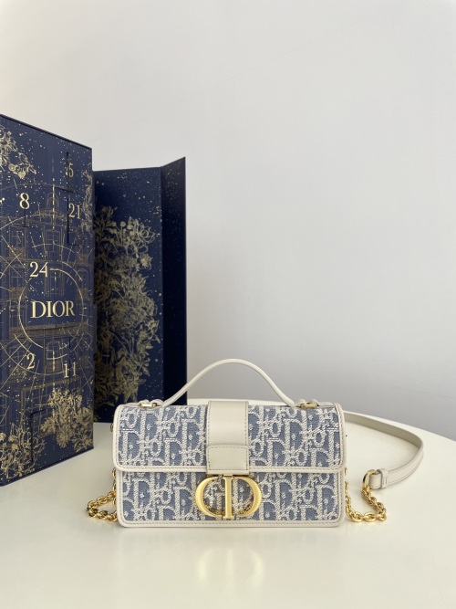 Dior Miss Montaigne WOC Oblique Jacquard, Sky Blue Canvas with Adjustable Strap 1 Dior Miss Montaigne WOC Oblique Jacquard, Sky Blue Canvas with Adjustable Strap
