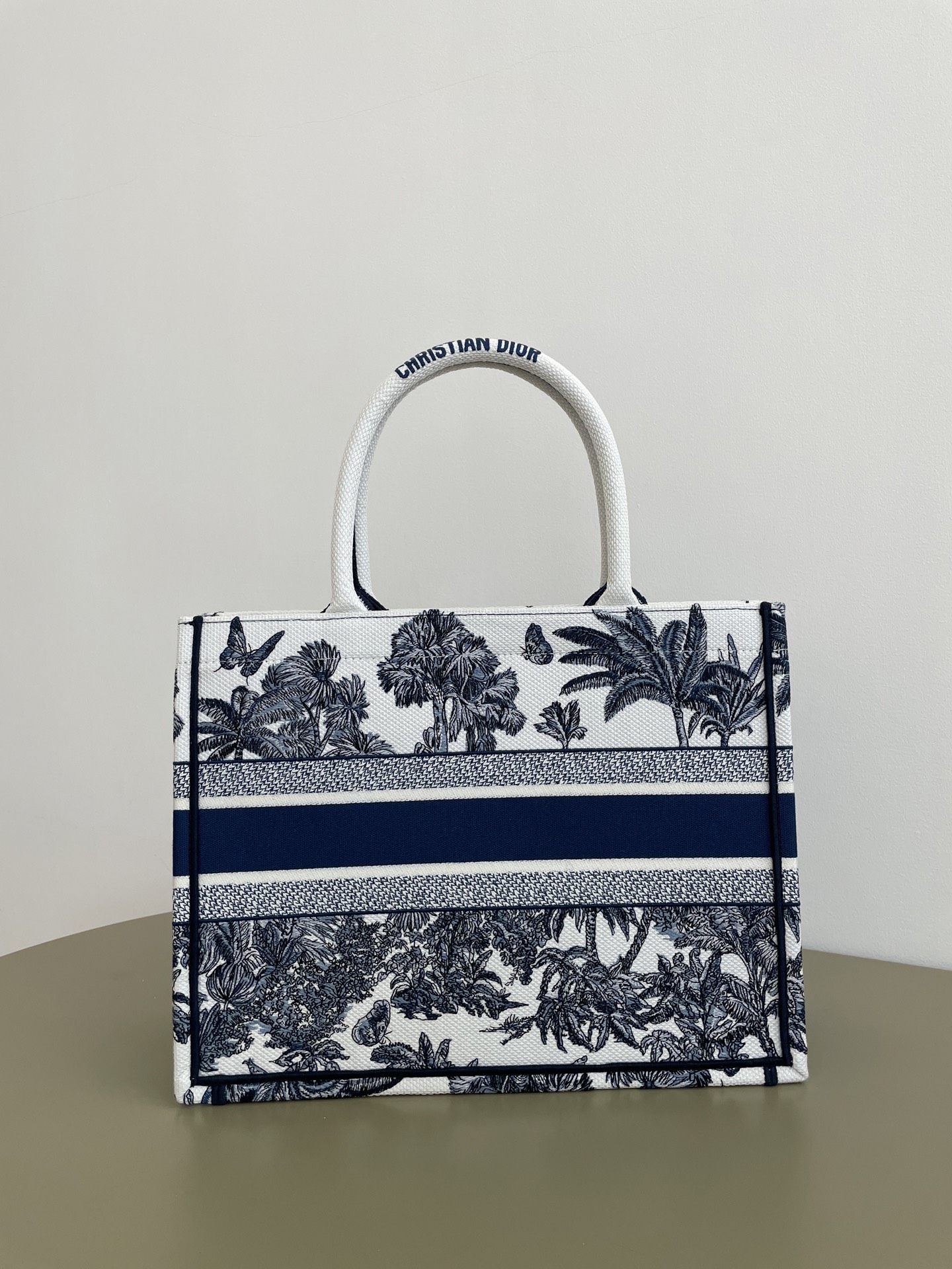 Christian Dior Medium Tote Bag, Summer Coconut Grove Theme, Embroidered Design 8 i1750905072587 9238 0 6