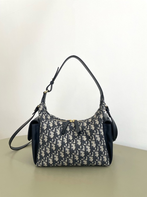 Dior D-Dream Oblique Jacquard Bag, Blue, 24 x 14 x 9 cm, Shoulder & Crossbody 1 Dior D-Dream Oblique Jacquard Bag, Blue, 24 x 14 x 9 cm, Shoulder & Crossbody