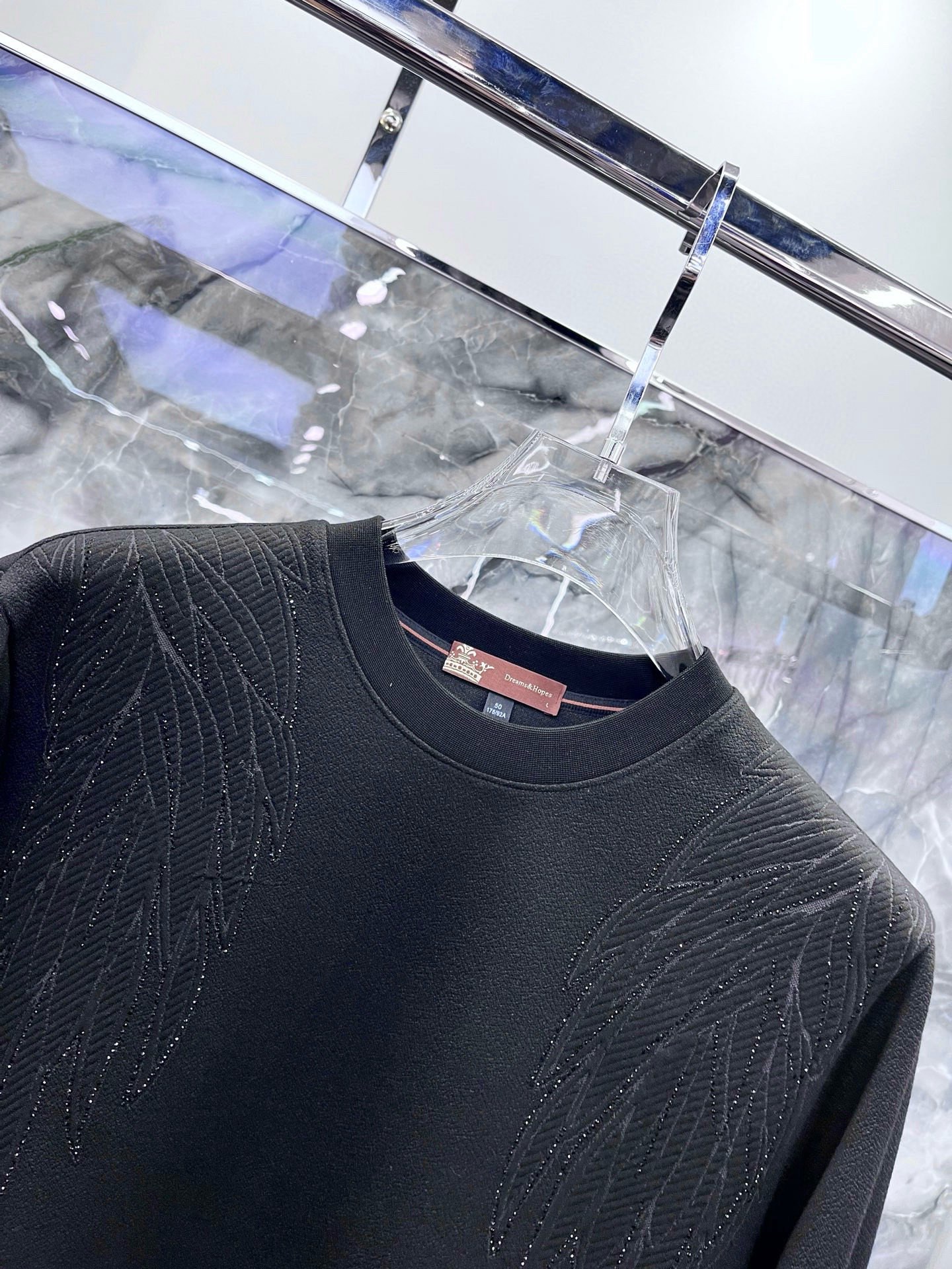 2025🔱秋冬最新款式⚜️【正常收身版型】定制定位夹丝提花空气层面料独家首发🏆现货供应📣码数M-4XL