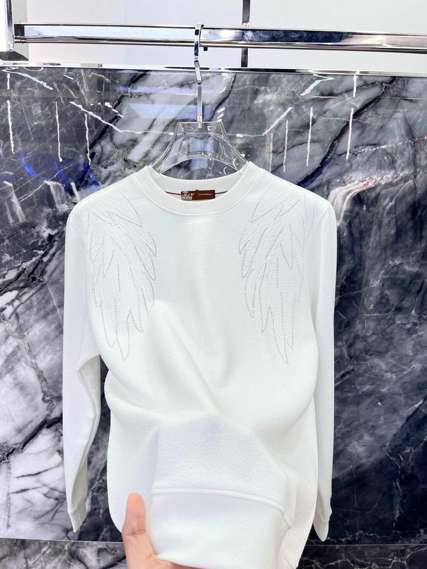 2025🔱秋冬最新款式⚜️【正常收身版型】定制定位夹丝提花空气层面料独家首发🏆现货供应📣码数M-4XL