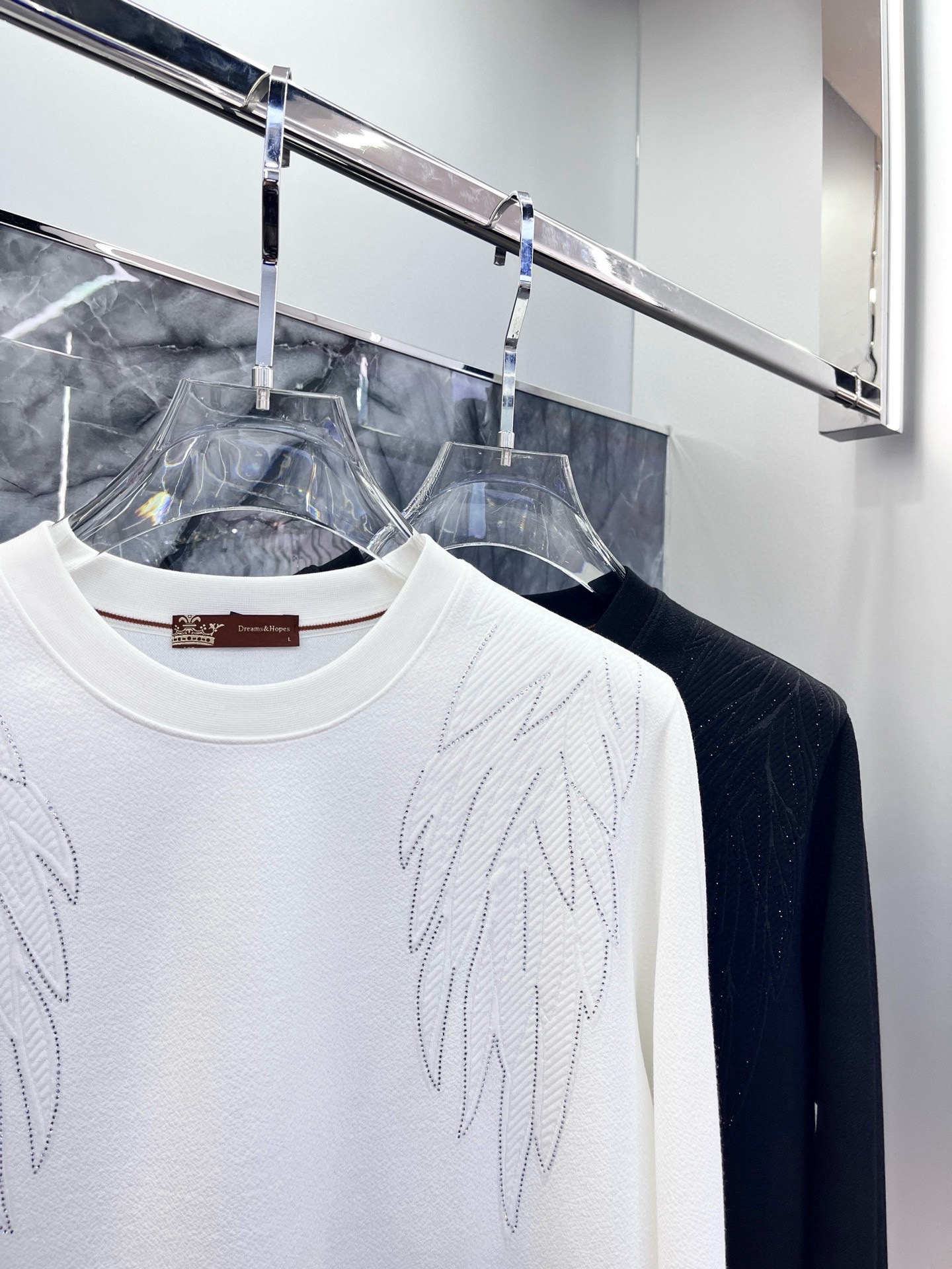 2025🔱秋冬最新款式⚜️【正常收身版型】定制定位夹丝提花空气层面料独家首发🏆现货供应📣码数M-4XL