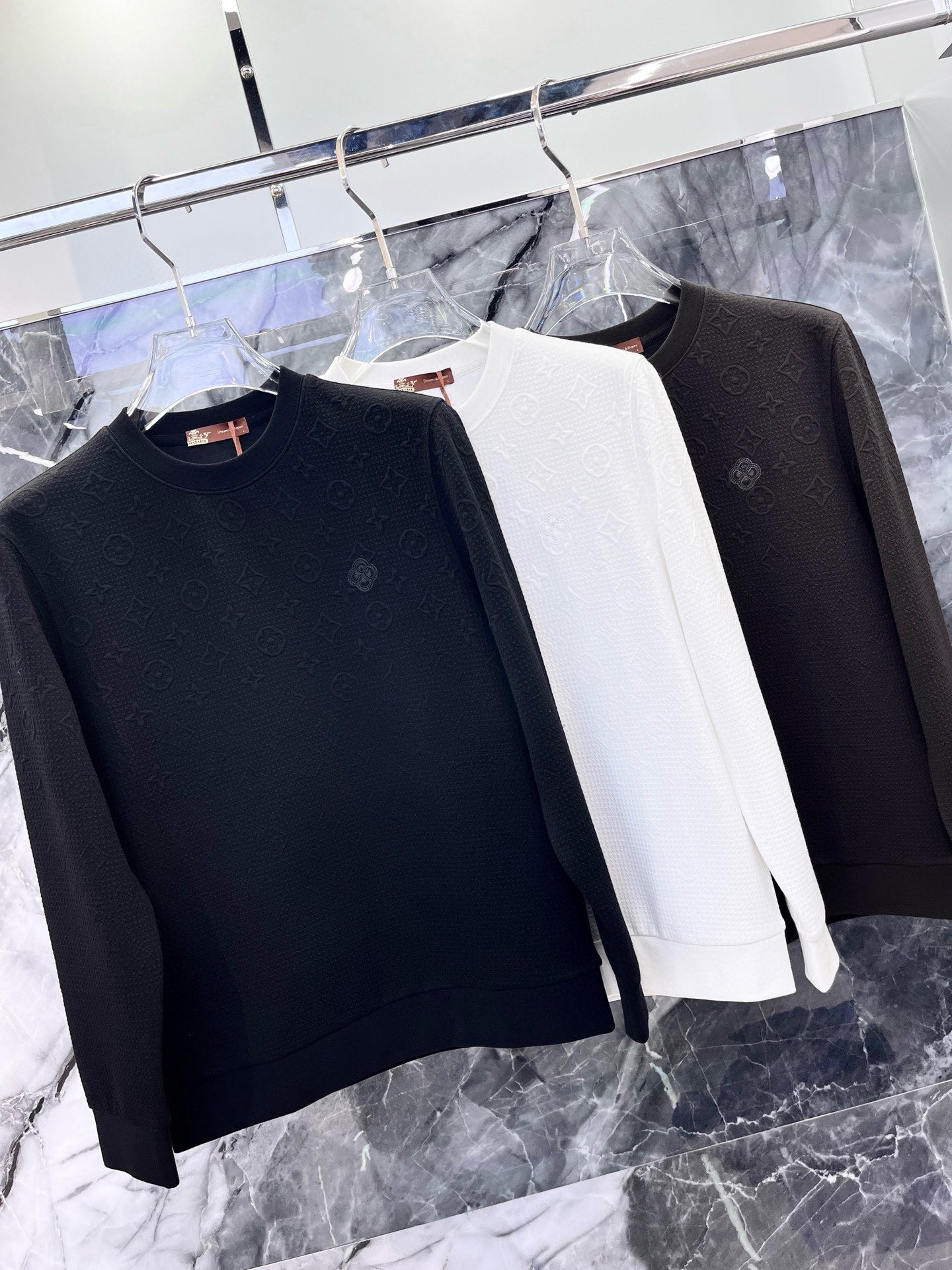 2025🔱秋冬最新款式⚜️【正常收身版型】定制定位夹丝提花空气层面料独家首发🏆现货供应📣码数M-4XL