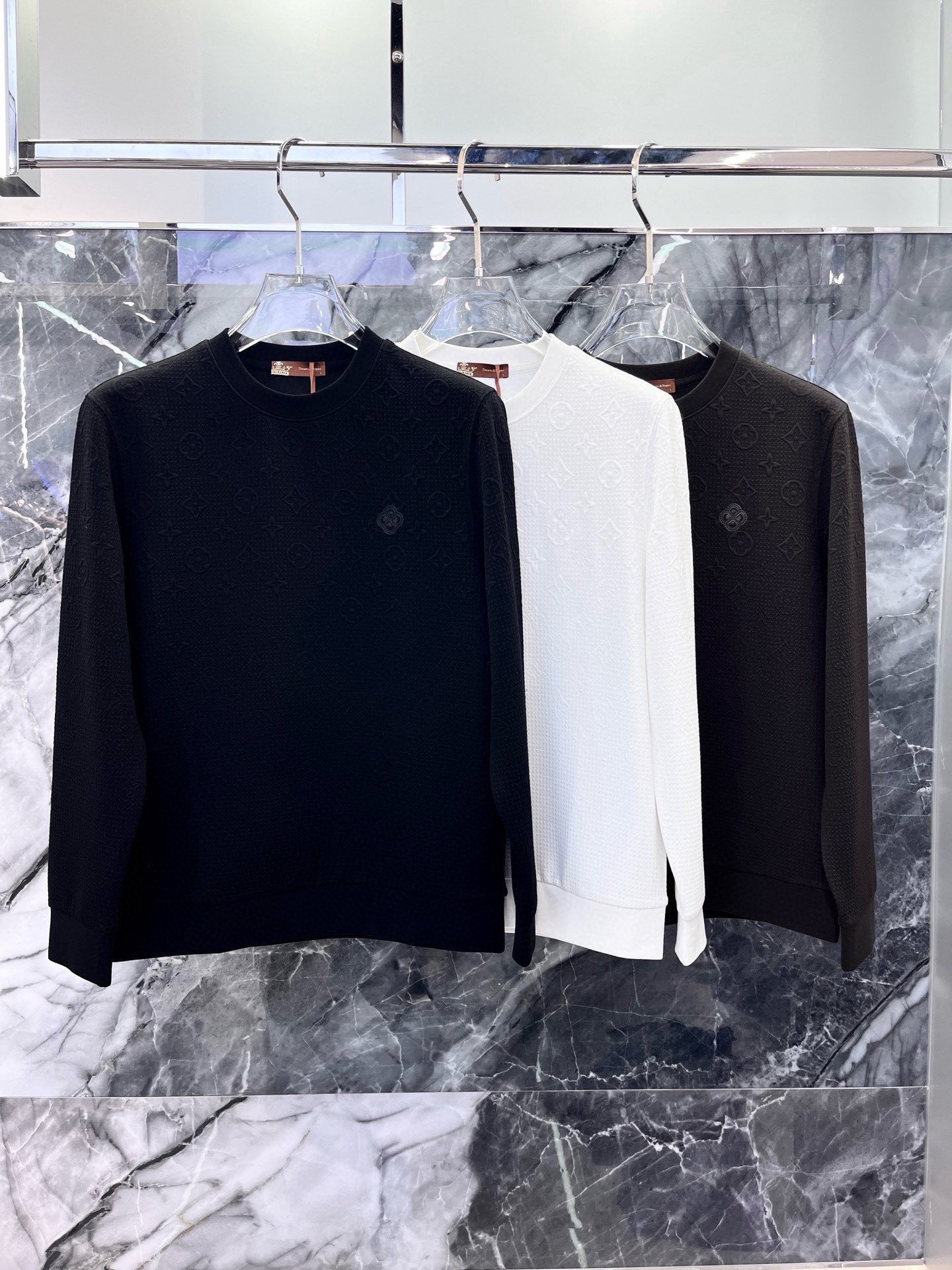 2025🔱秋冬最新款式⚜️【正常收身版型】定制定位夹丝提花空气层面料独家首发🏆现货供应📣码数M-4XL