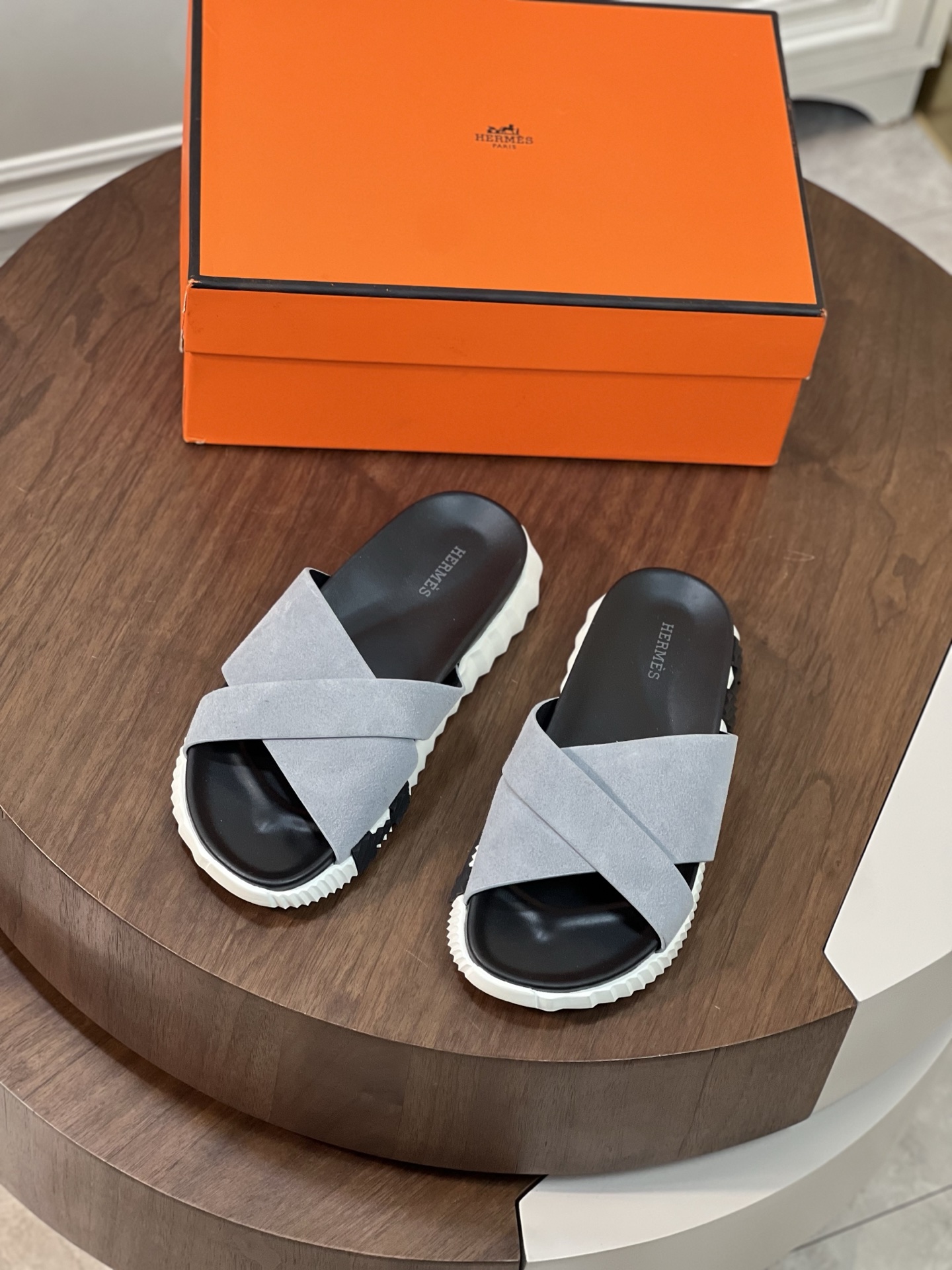 Herme*H家Infra男士凉鞋拖鞋-原版复刻
购入原版一比一打造，...