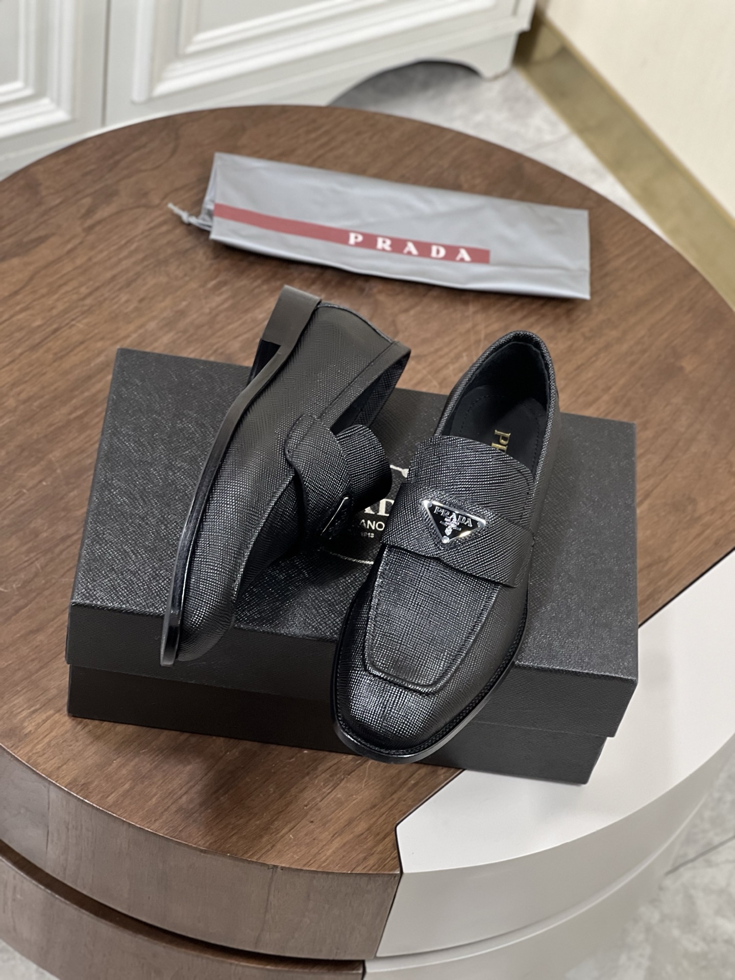 PRAD*  男士休闲商务皮鞋男,鞋,prada 5