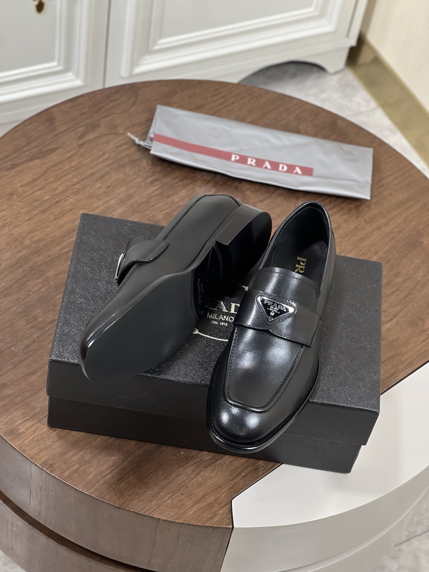 PRAD*  男士休闲商务皮鞋男,鞋,prada 4