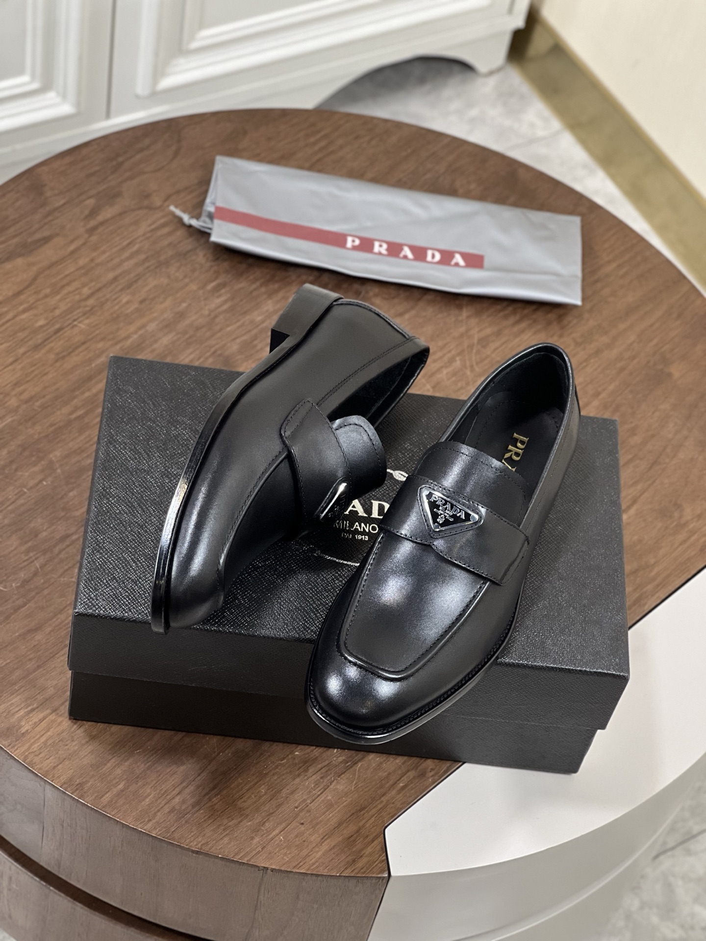 PRAD*  男士休闲商务皮鞋男,鞋,prada 5