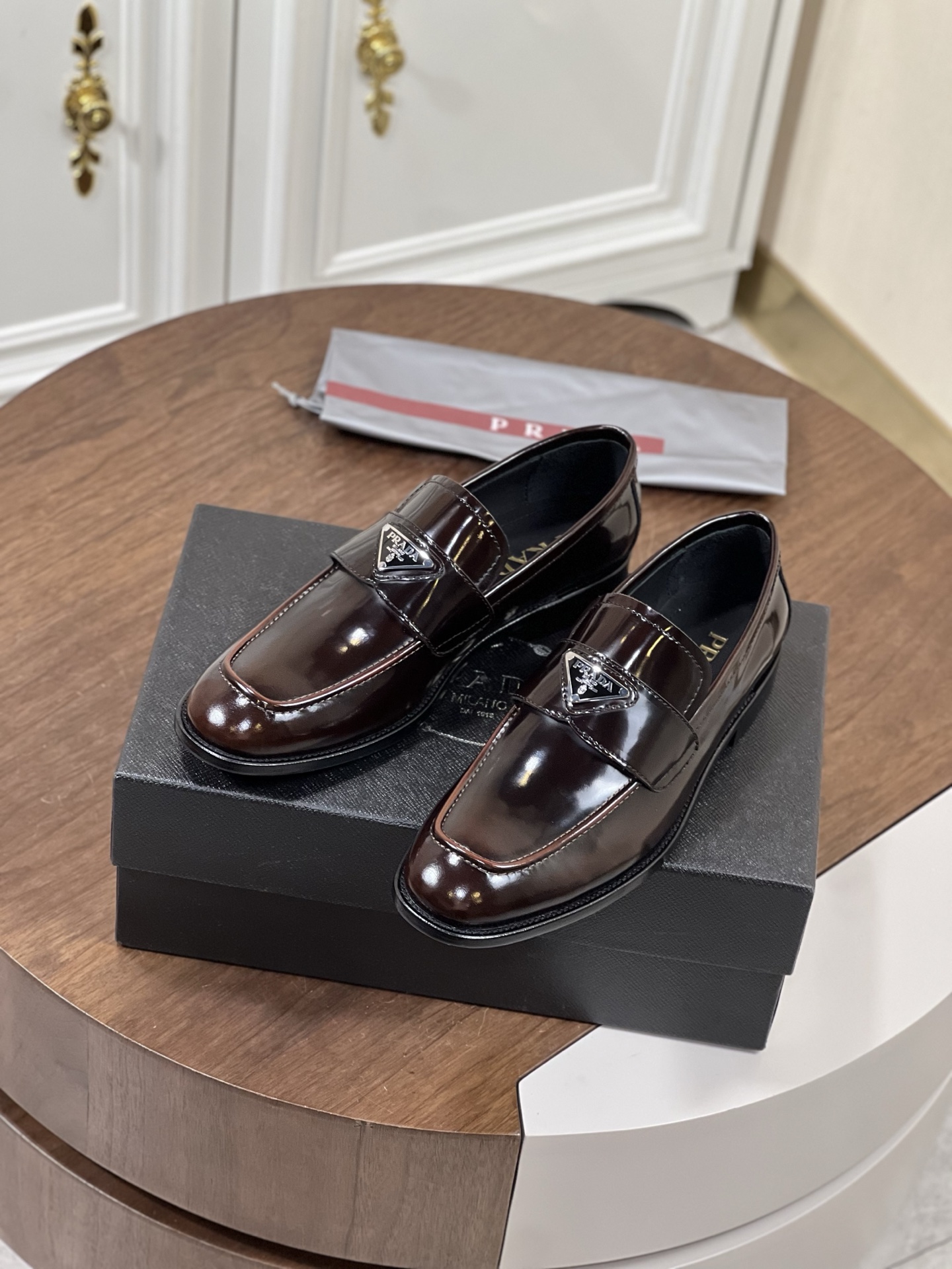 PRAD*  男士休闲商务皮鞋男,鞋,prada 3