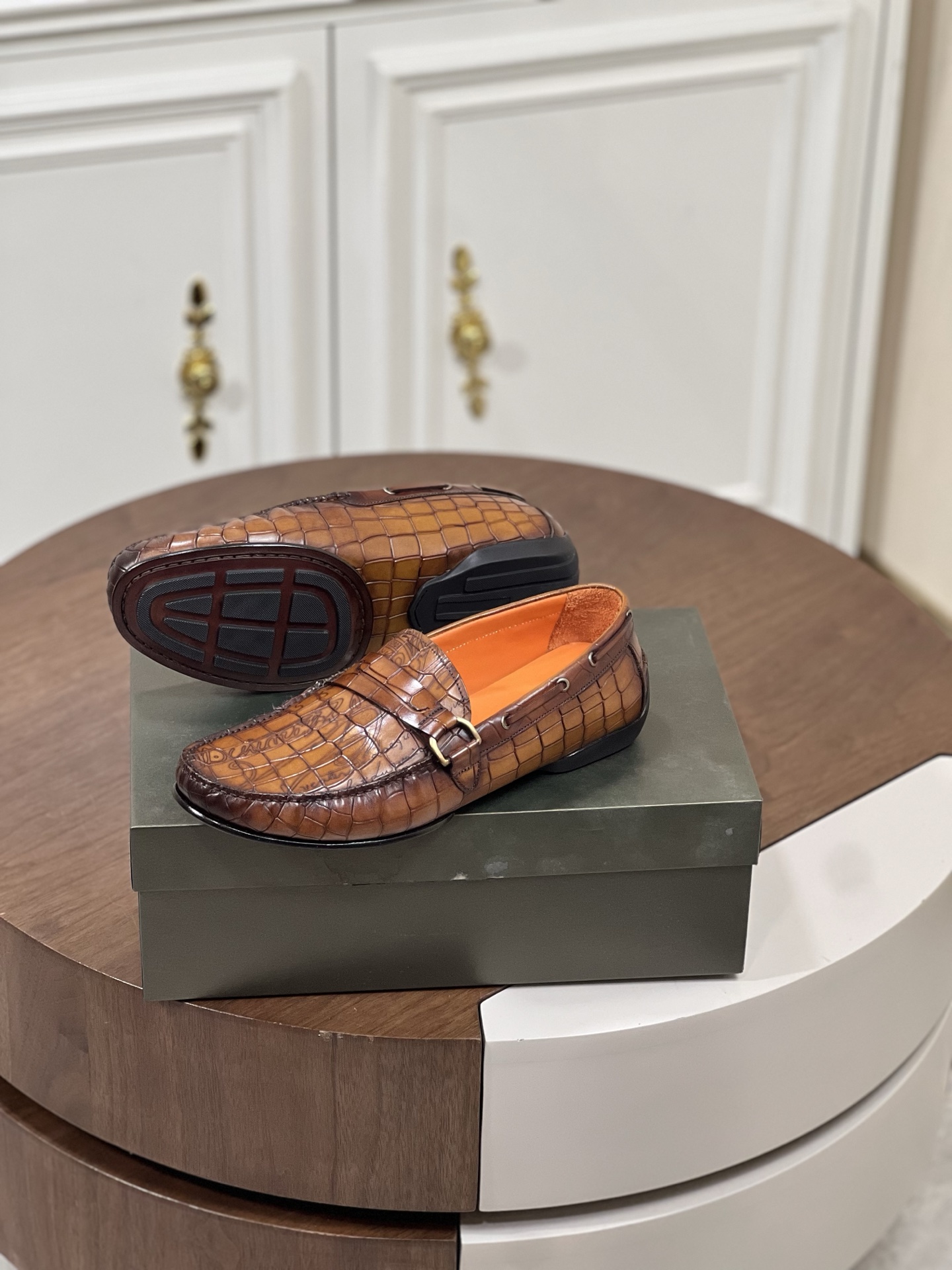 Berlut*  男士休闲鞋男,鞋 4