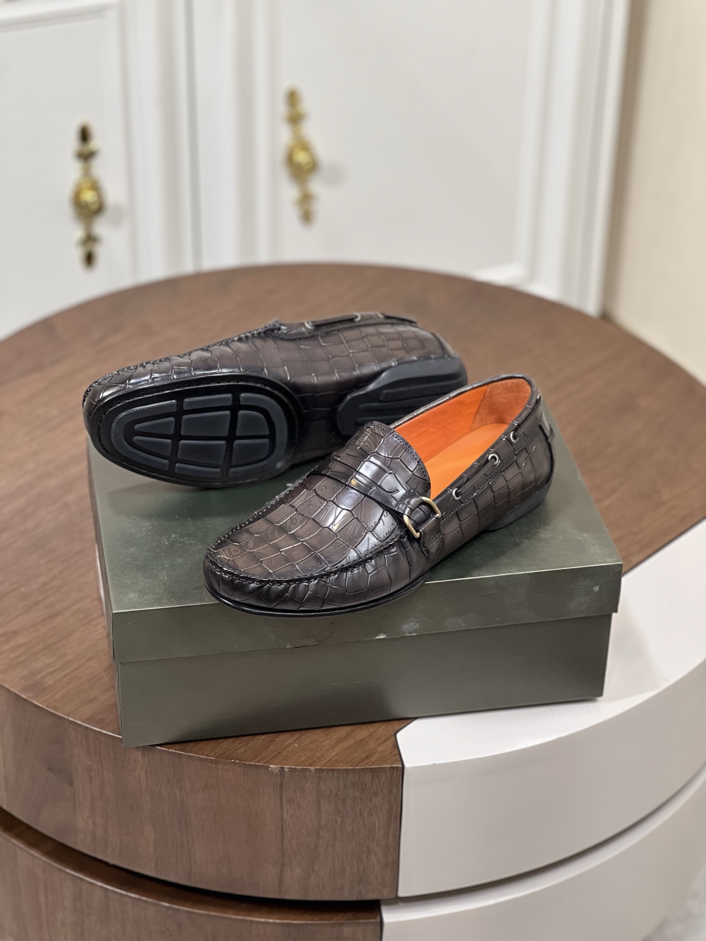 Berlut  男士休闲鞋男,鞋 4