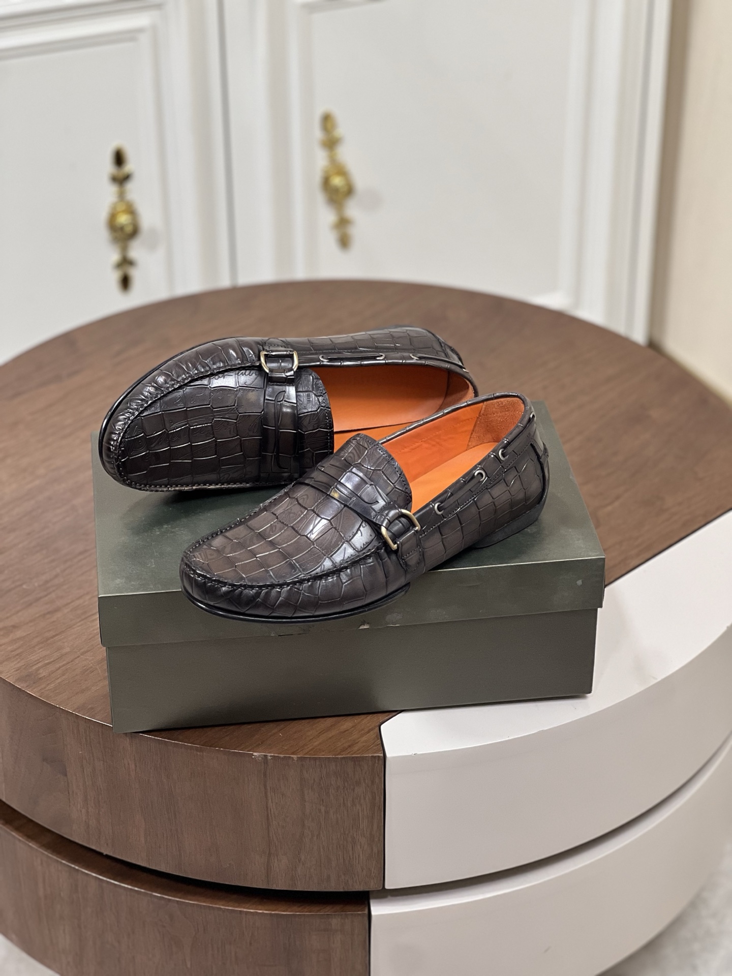 Berlut  男士休闲鞋男,鞋 5