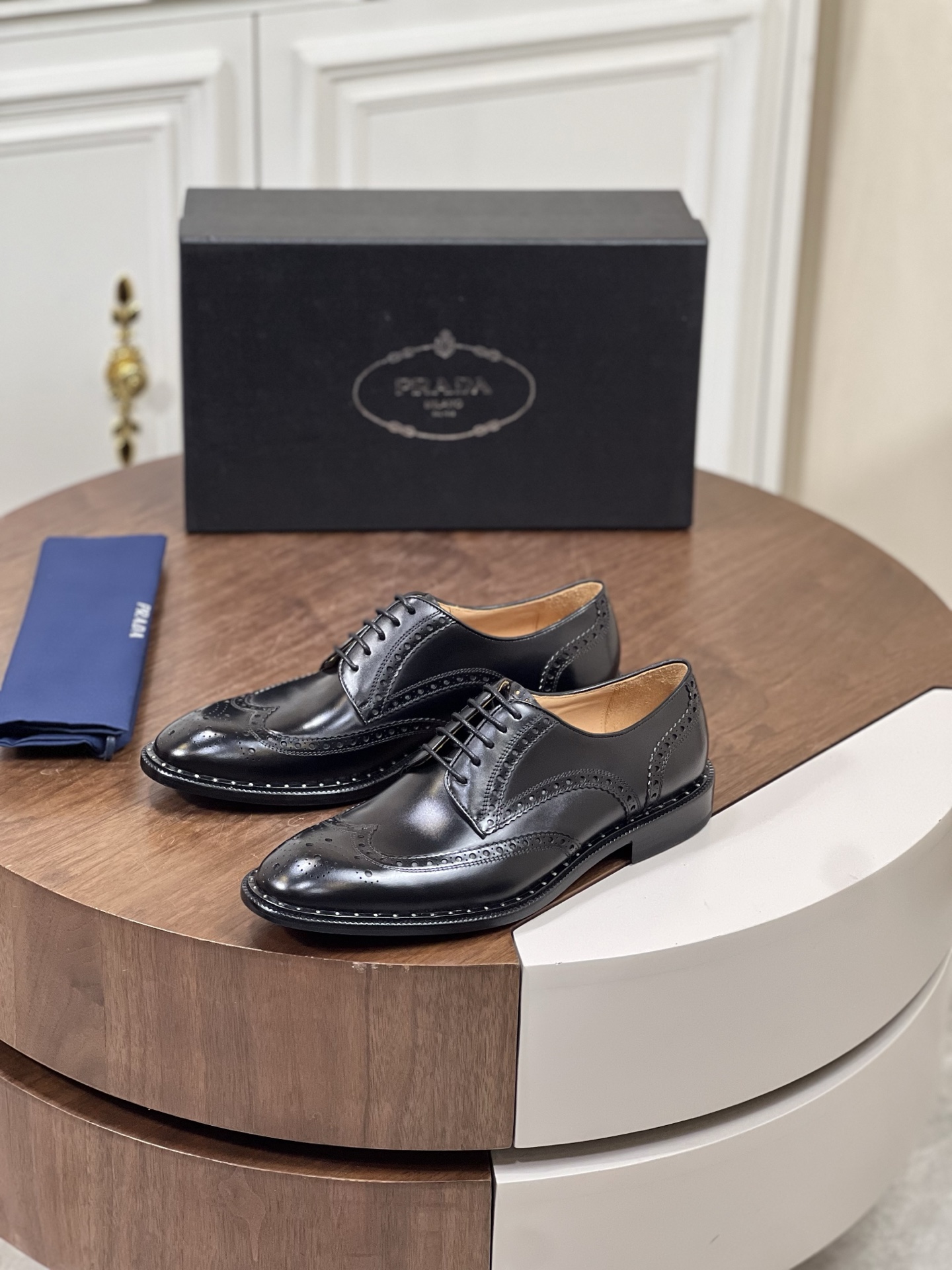PRAD*普拉达 男士新款商务正装德比鞋
P家商务男鞋出货，现...