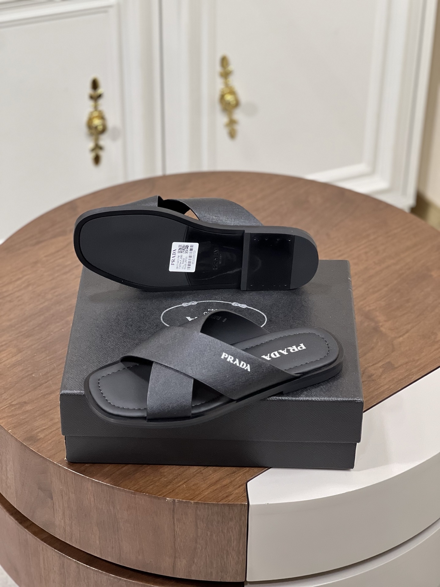 Prad*  拖鞋拖鞋,男,鞋,prada 2