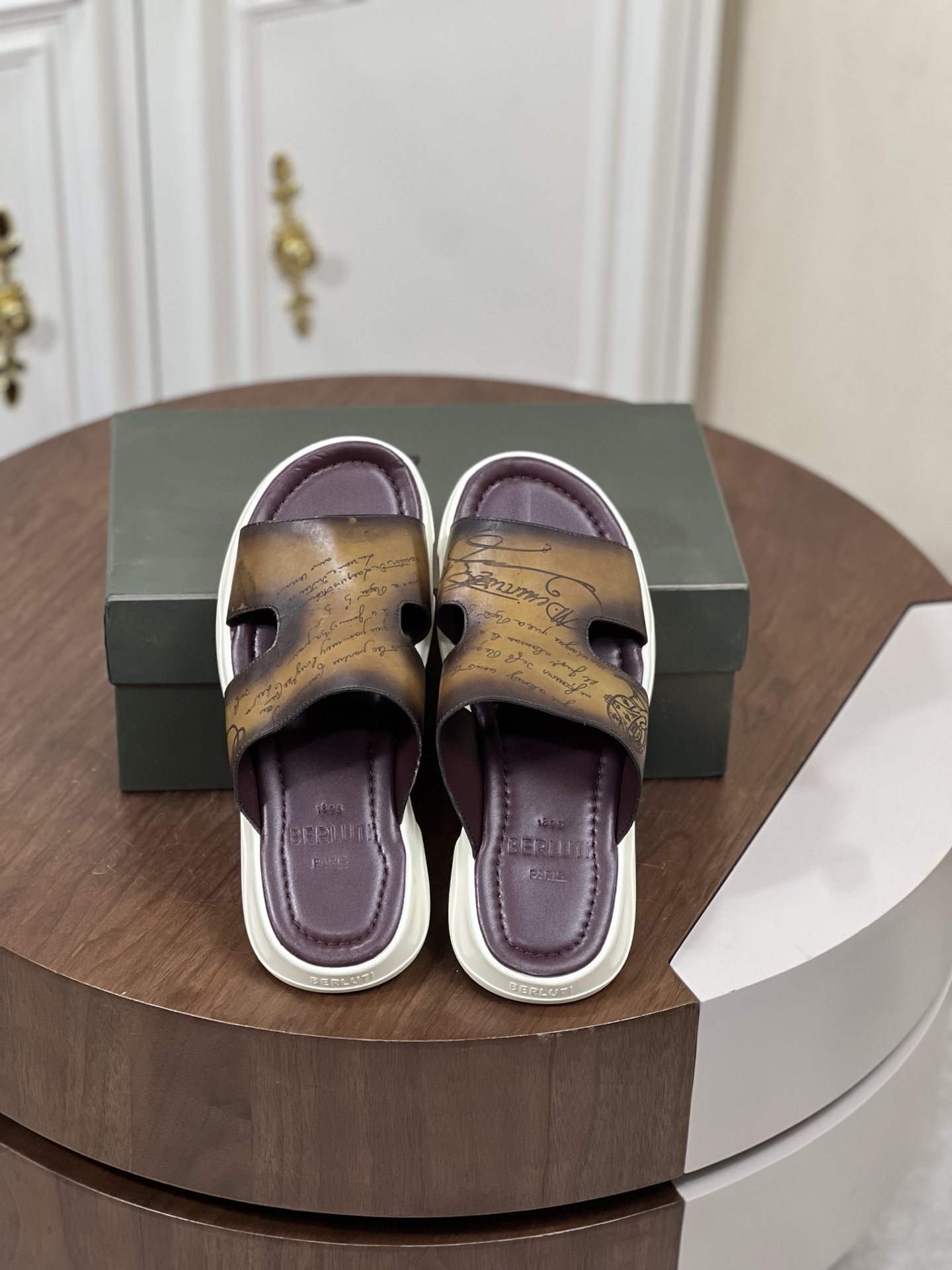 Berlutti  男士拖鞋拖鞋,男,鞋 2