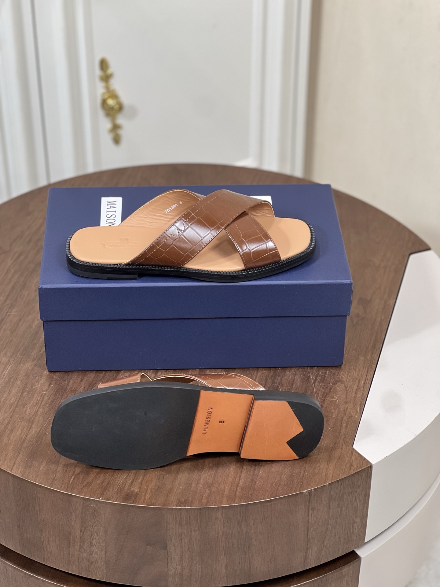 J.M.WESTON  男士拖鞋拖鞋,男,鞋 3