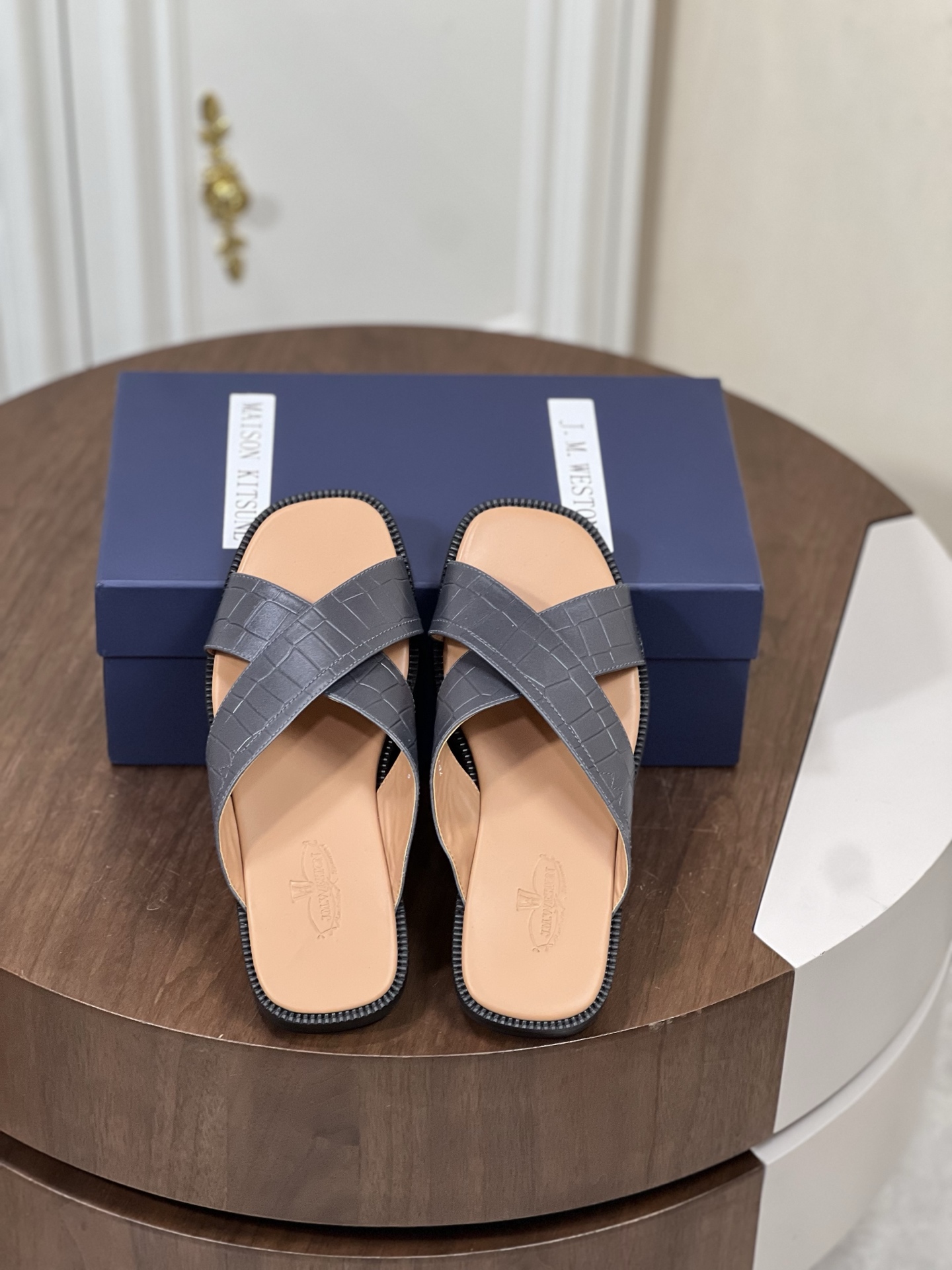 J.M.WESTON  男士拖鞋拖鞋,男,鞋 2