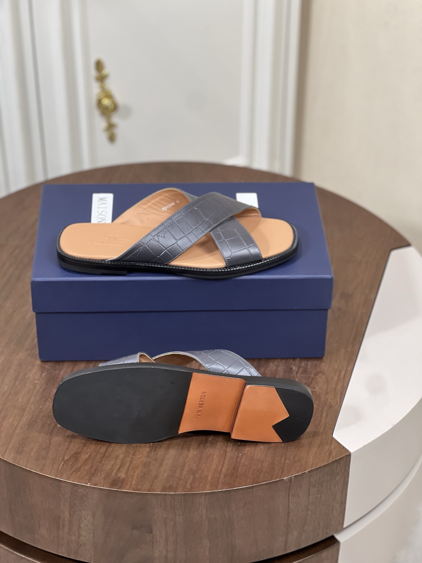 J.M.WESTON  男士拖鞋拖鞋,男,鞋 3