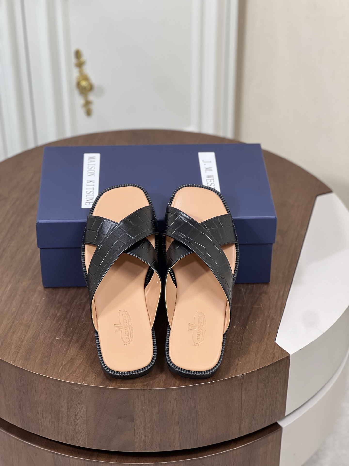 J.M.WESTON  男士拖鞋拖鞋,男,鞋 2