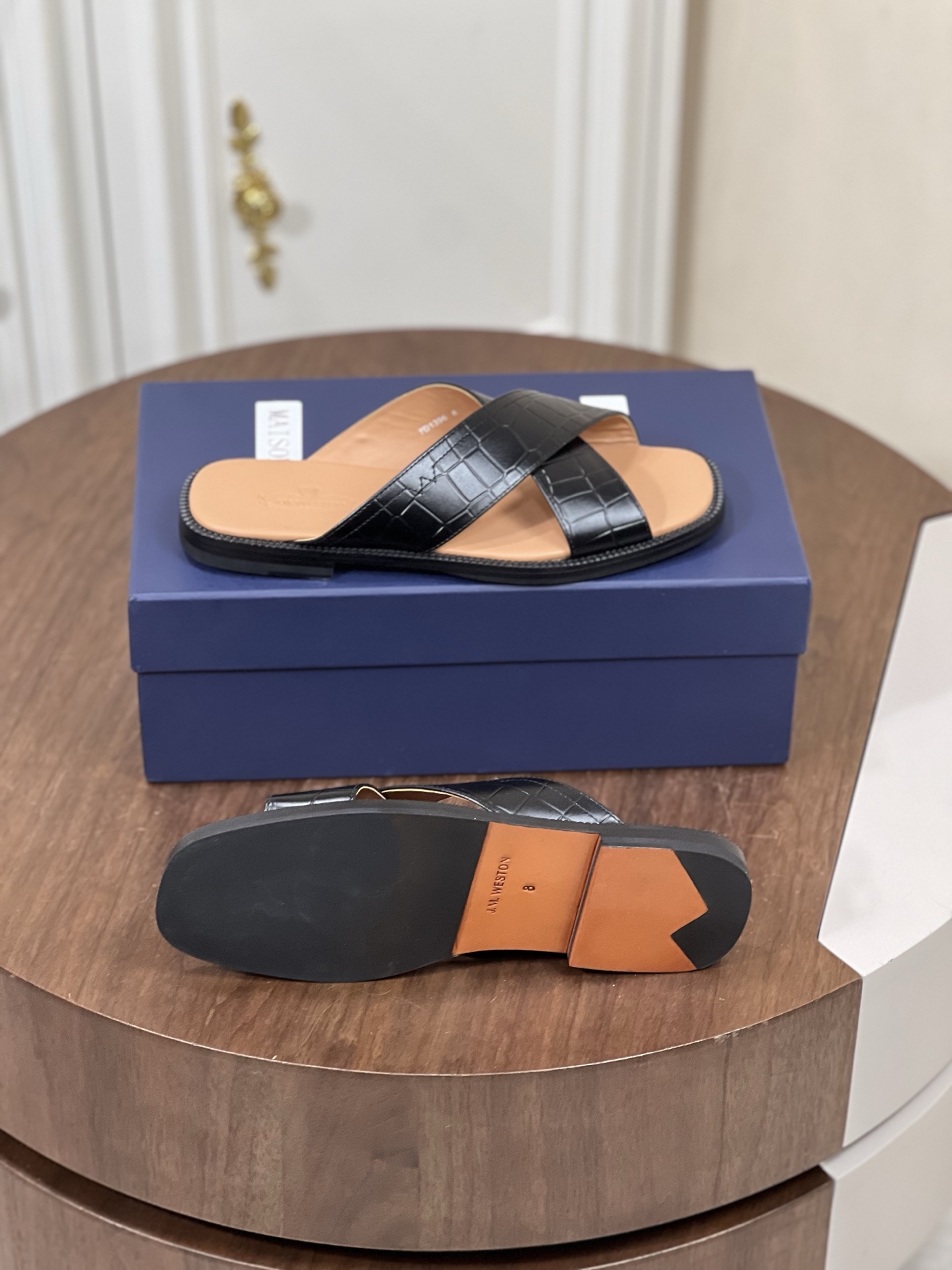 J.M.WESTON  男士拖鞋拖鞋,男,鞋 3