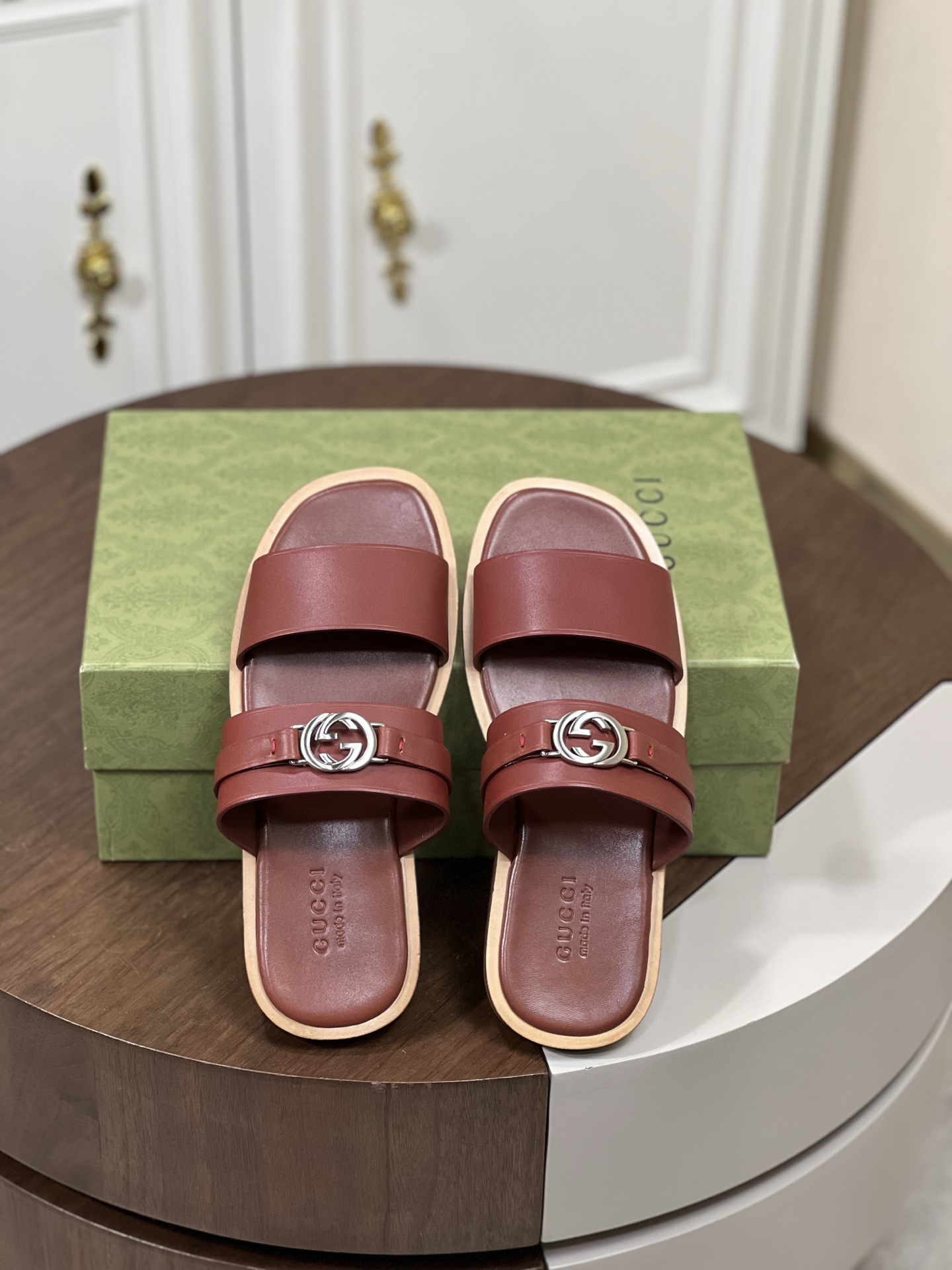 Gucci Lido 男士凉鞋拖鞋拖鞋,凉鞋,gucci,男,鞋 2