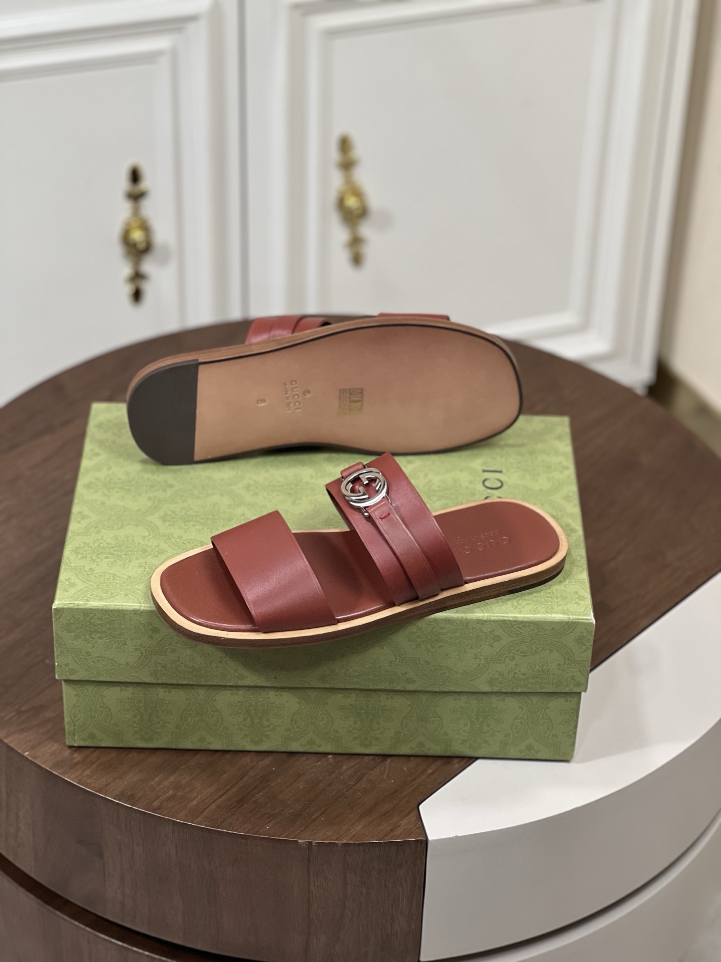 Gucci Lido 男士凉鞋拖鞋拖鞋,凉鞋,gucci,男,鞋 3