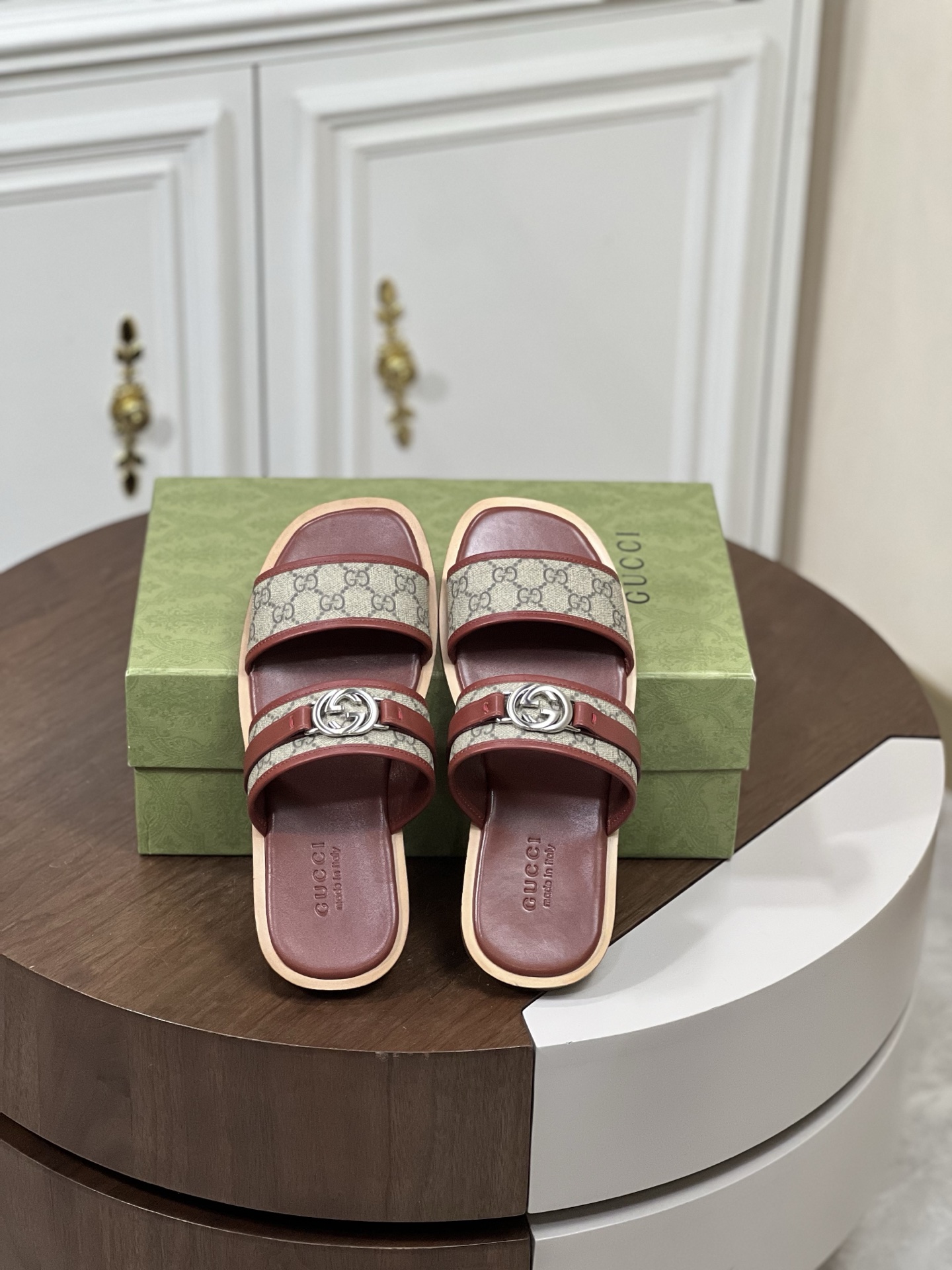 Gucci Lido 男士凉鞋拖鞋拖鞋,凉鞋,gucci,男,鞋 2