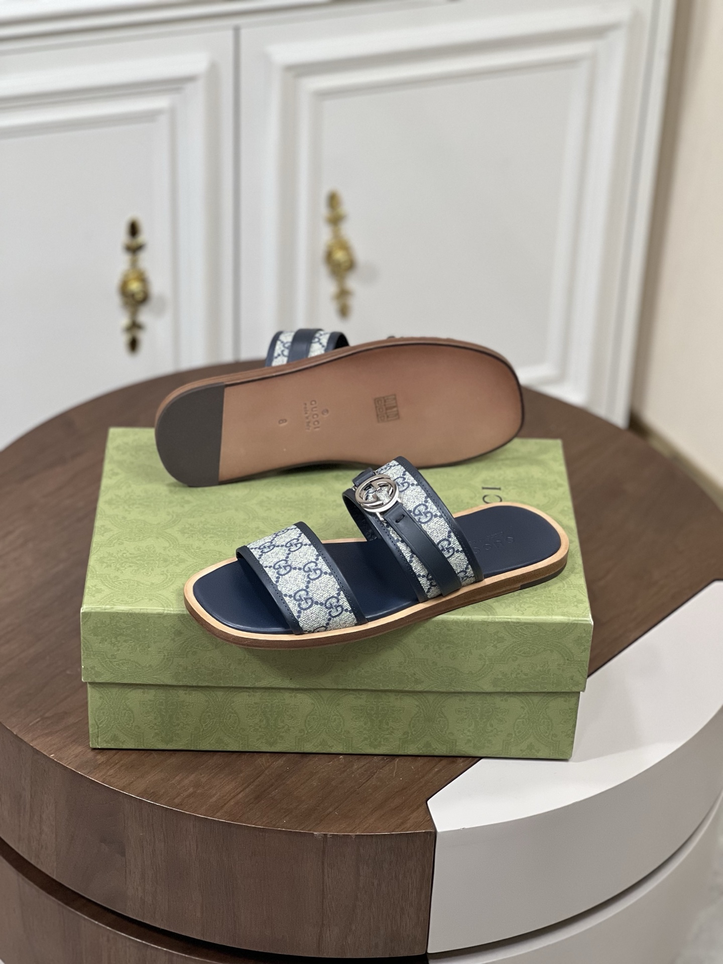 Gucci Lido 男士凉鞋拖鞋拖鞋,凉鞋,gucci,男,鞋 3