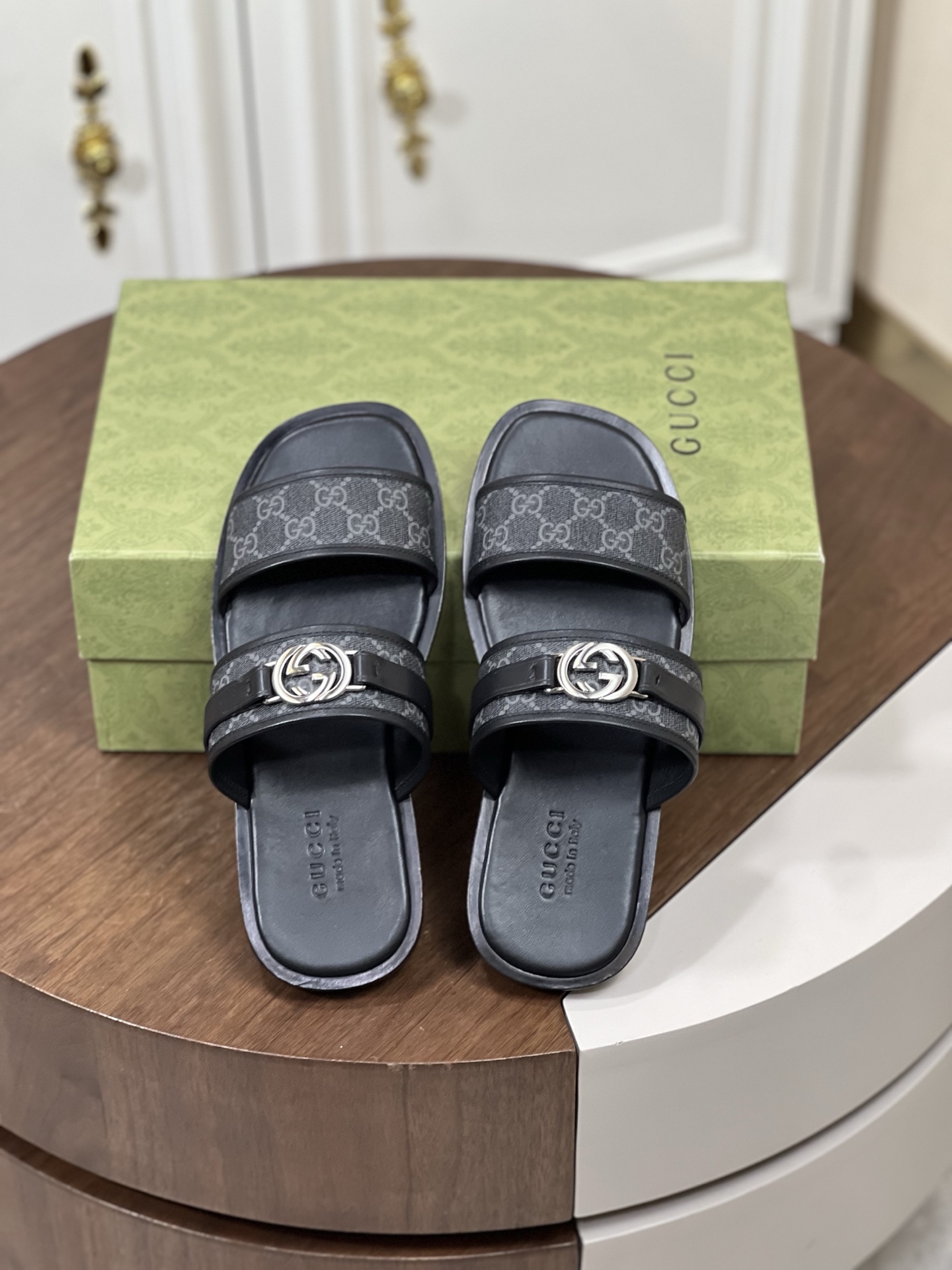 Gucci Lido 男士凉鞋拖鞋拖鞋,凉鞋,gucci,男,鞋 2