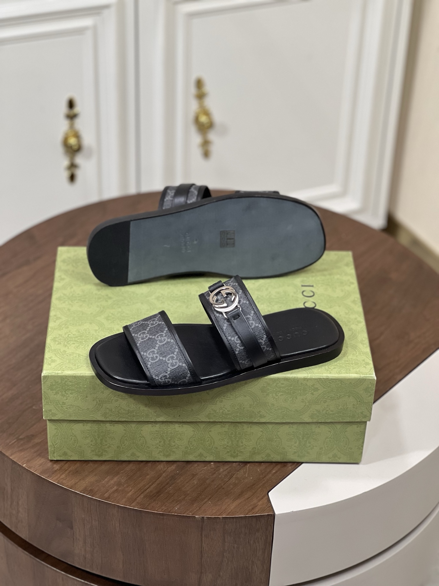 Gucci Lido 男士凉鞋拖鞋拖鞋,凉鞋,gucci,男,鞋 3