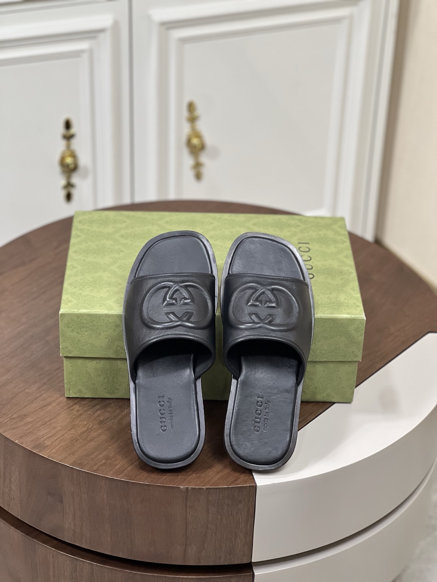 Gucci Lido 男士凉鞋拖鞋拖鞋,凉鞋,gucci,男,鞋 2