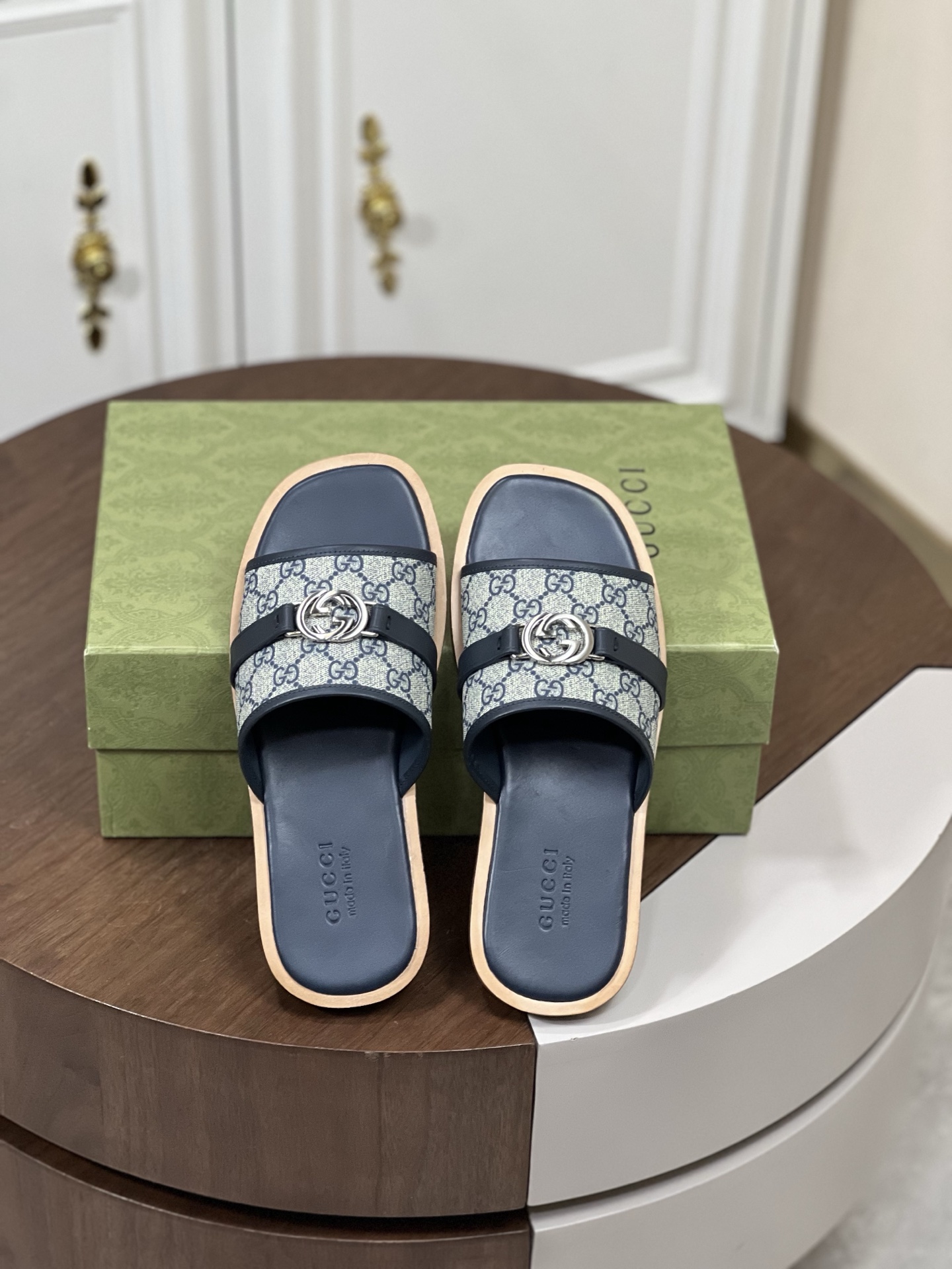 Gucci Lido 男士凉鞋拖鞋拖鞋,凉鞋,gucci,男,鞋 2