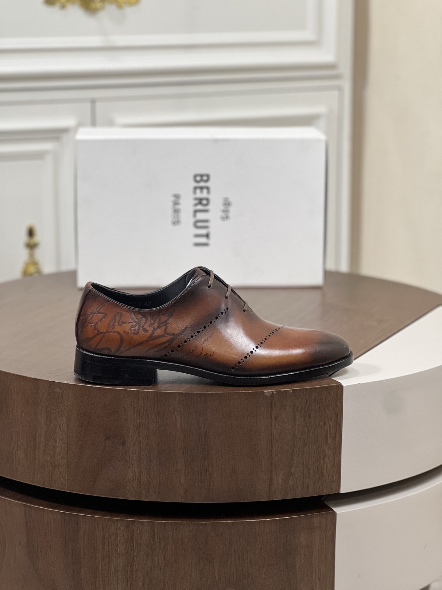 Berlut Alessandro Demesure Scritto 牛津鞋男,鞋 2