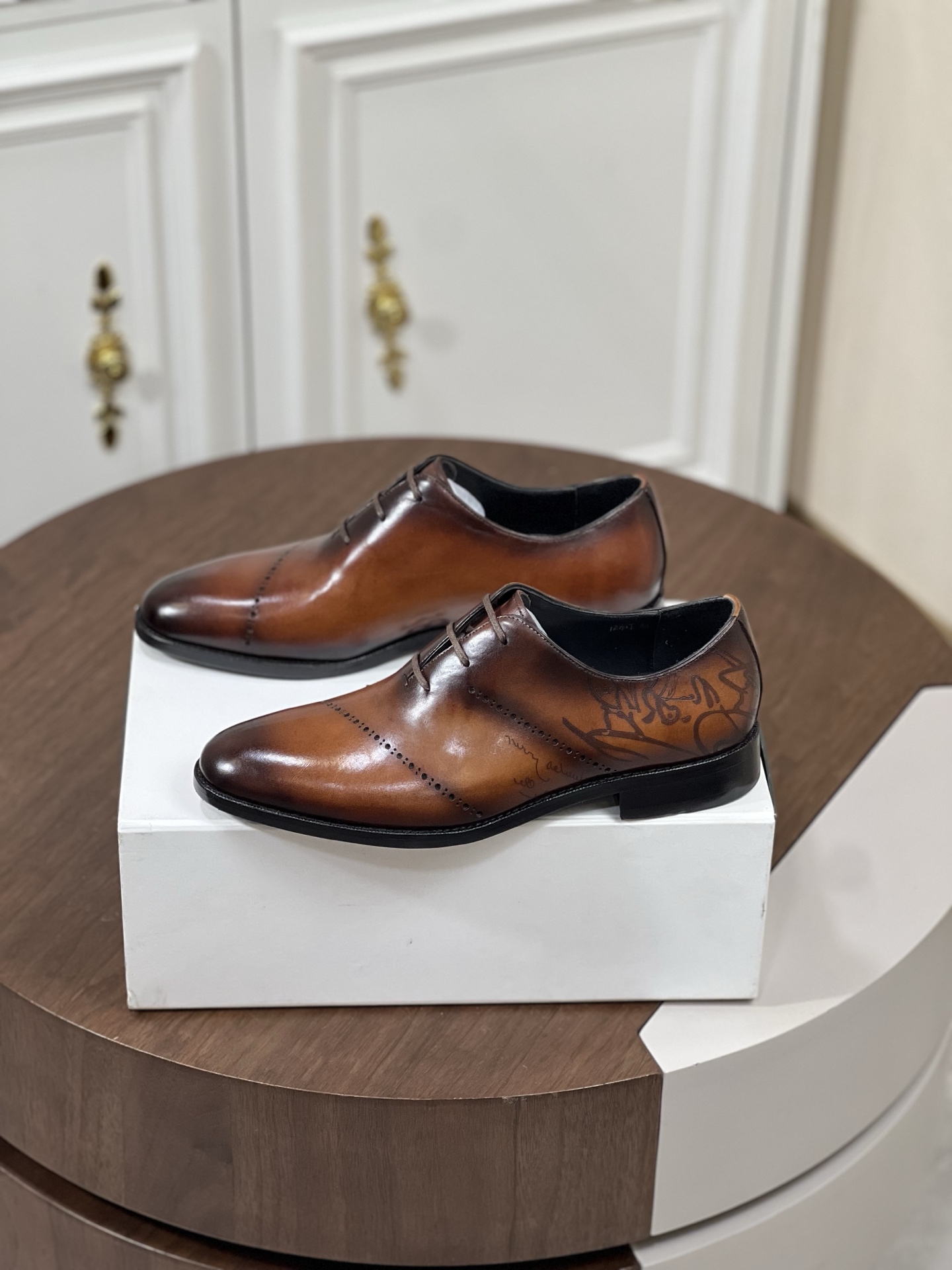 Berlut Alessandro Demesure Scritto 牛津鞋男,鞋 3