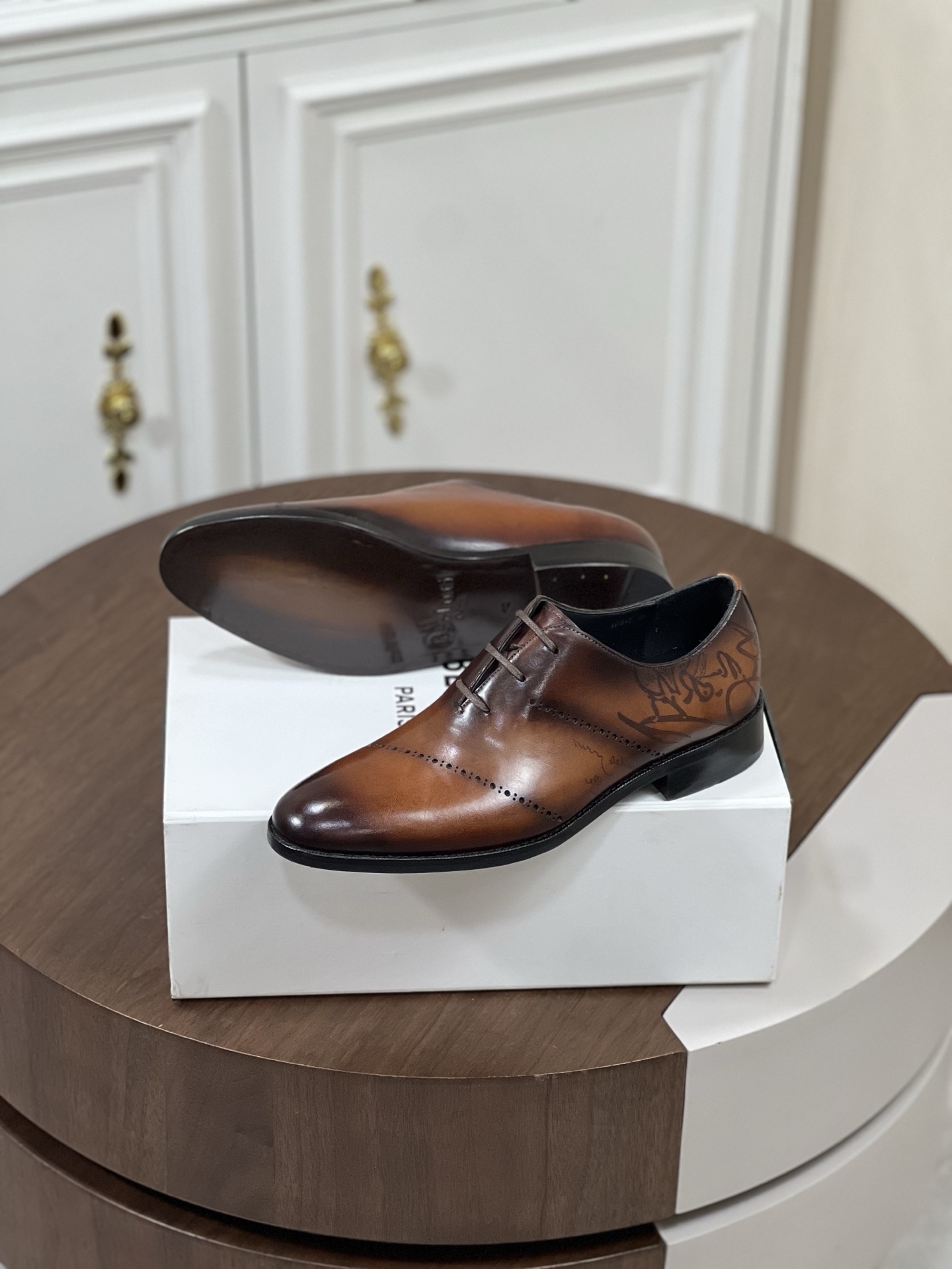 Berlut Alessandro Demesure Scritto 牛津鞋男,鞋 6